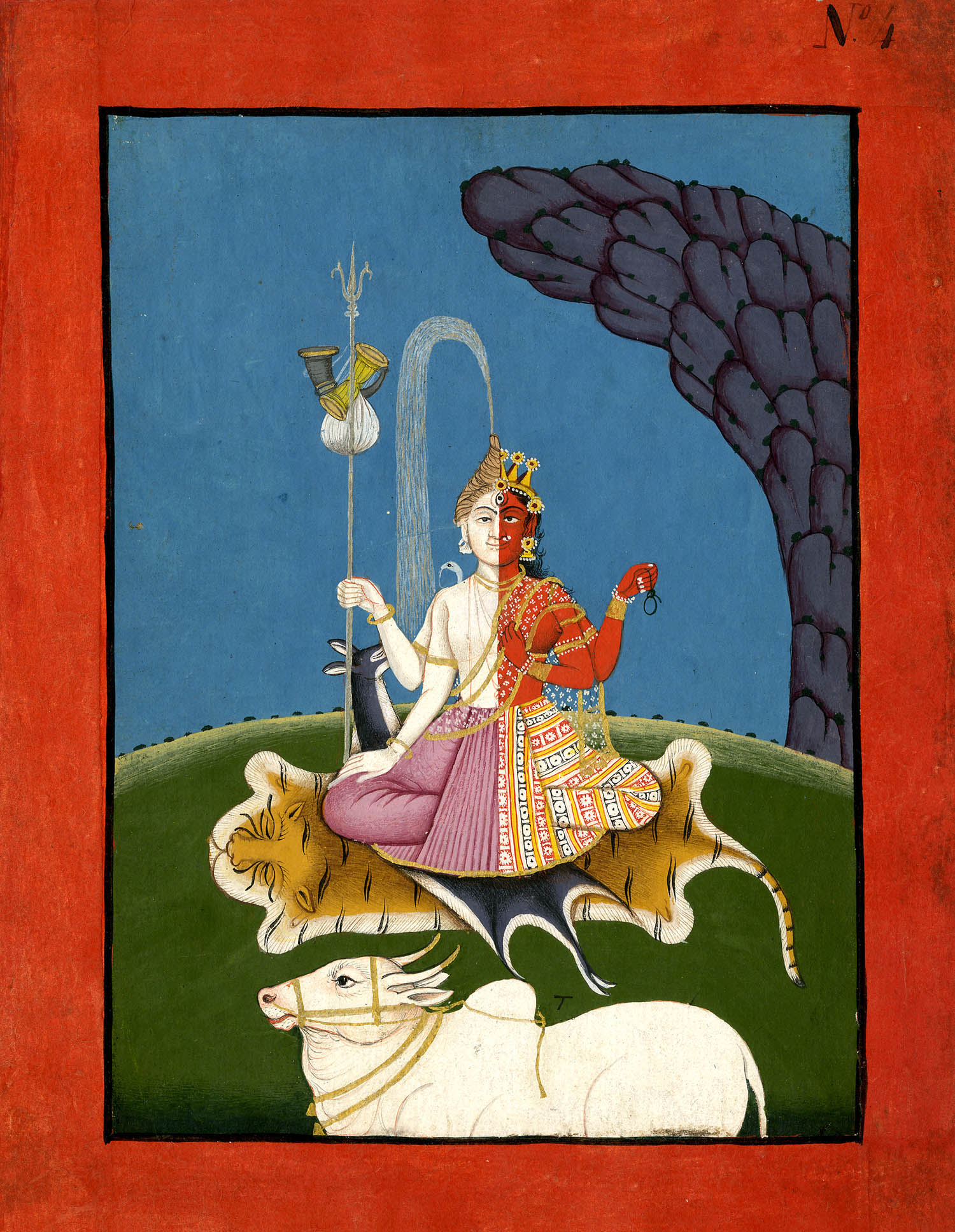 Shiva, depicted as divine couple Shiva and Parvati