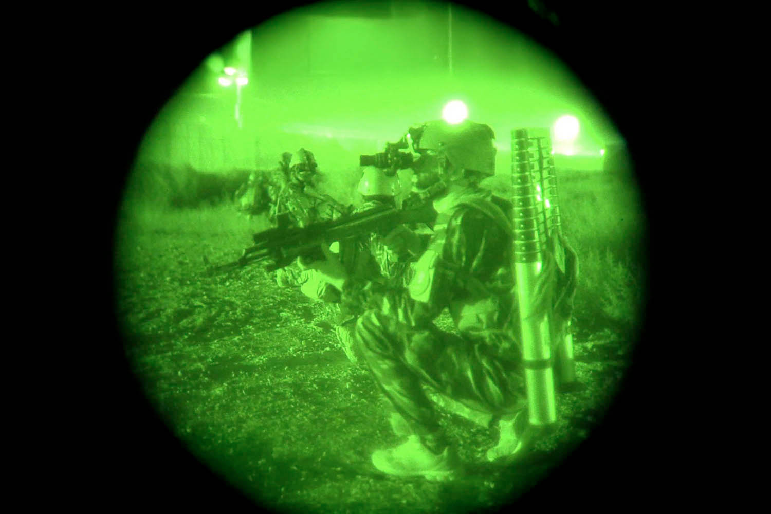 Afghan Special Security Forces ﻿training alongside US forces near Kabul in 2018