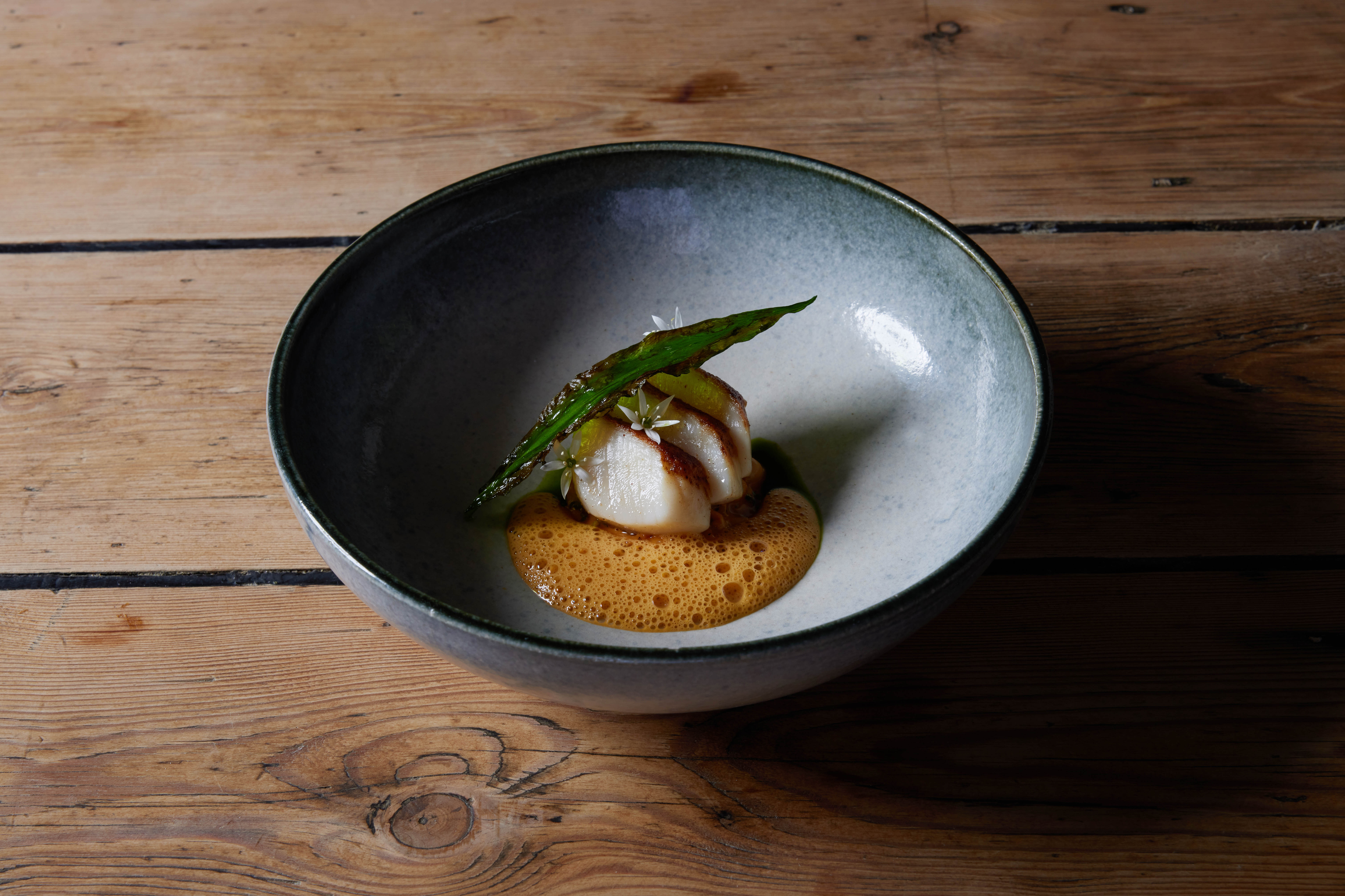 ‘Tender’: hand-dived scallops