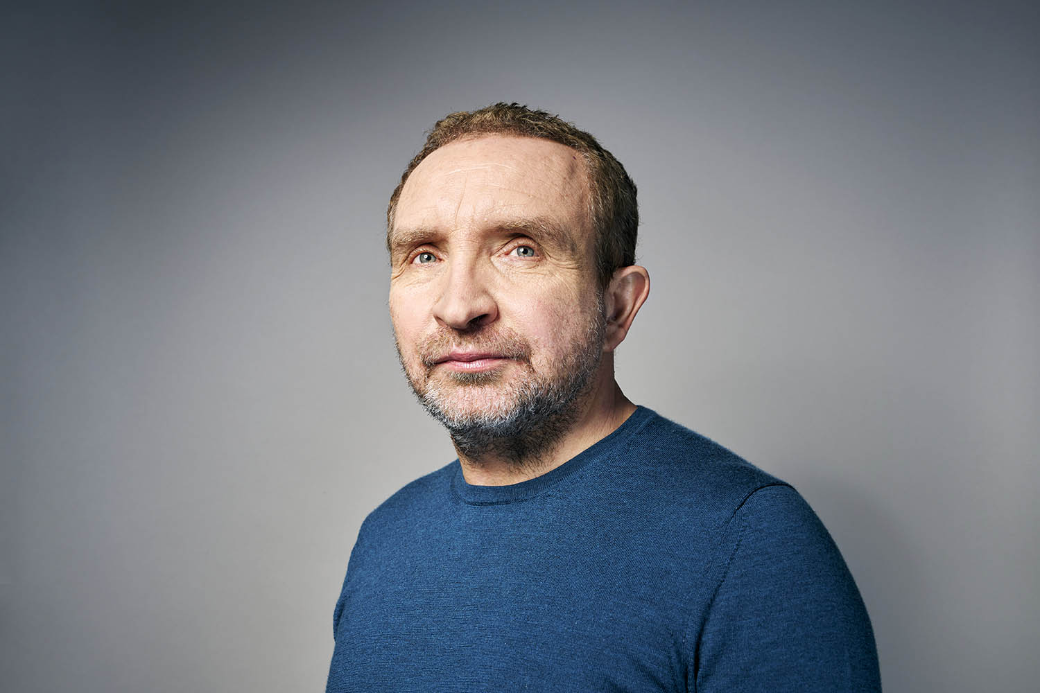 Actor Eddie Marsan. White boys who are eligible for free school meals﻿, like Marsan was﻿, ﻿consistently underperform in education.