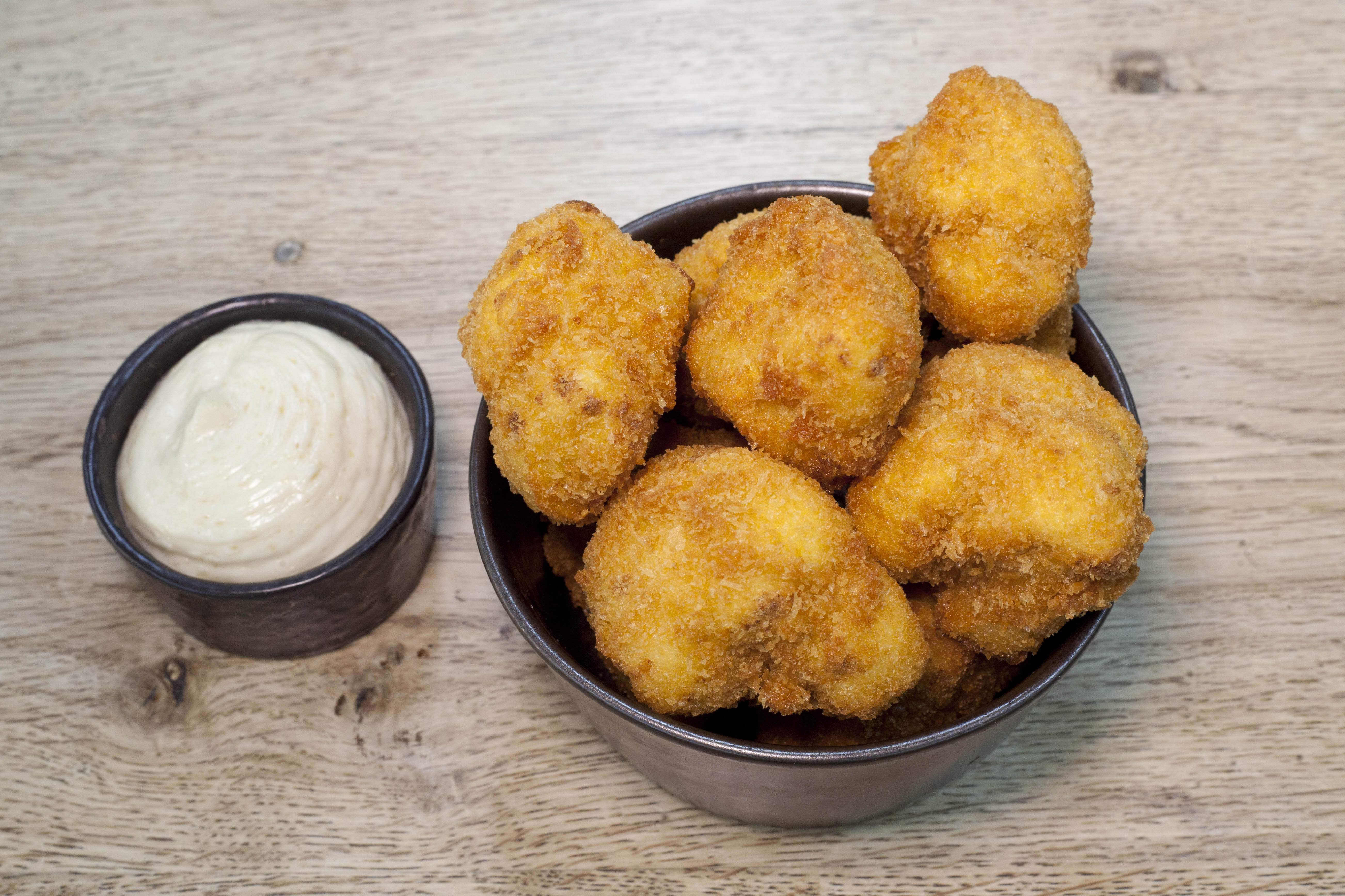 ‘Pleasingly crunchy but with seasoning that lands just north of bland’: cauliflower fritters