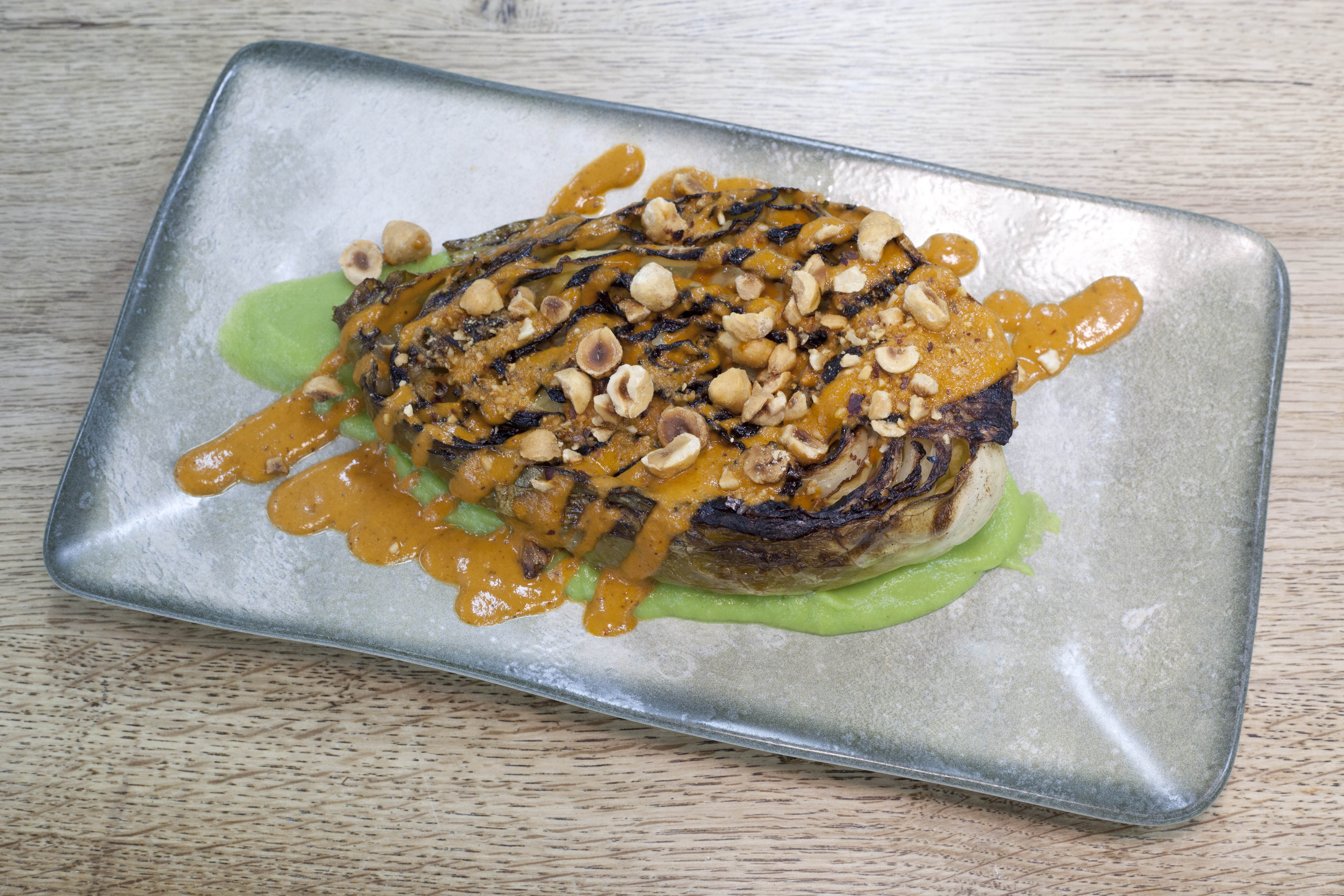 ‘So good we’re reduced to stunned silence’: hispi cabbage in beer and miso