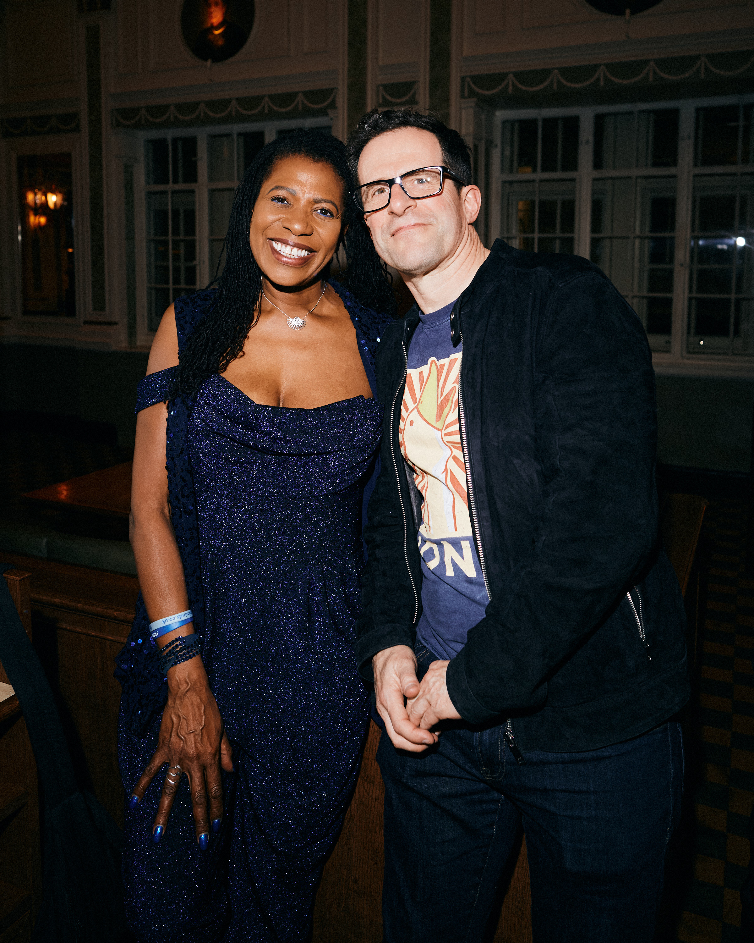 Brenda Edwards and Richard Thomas