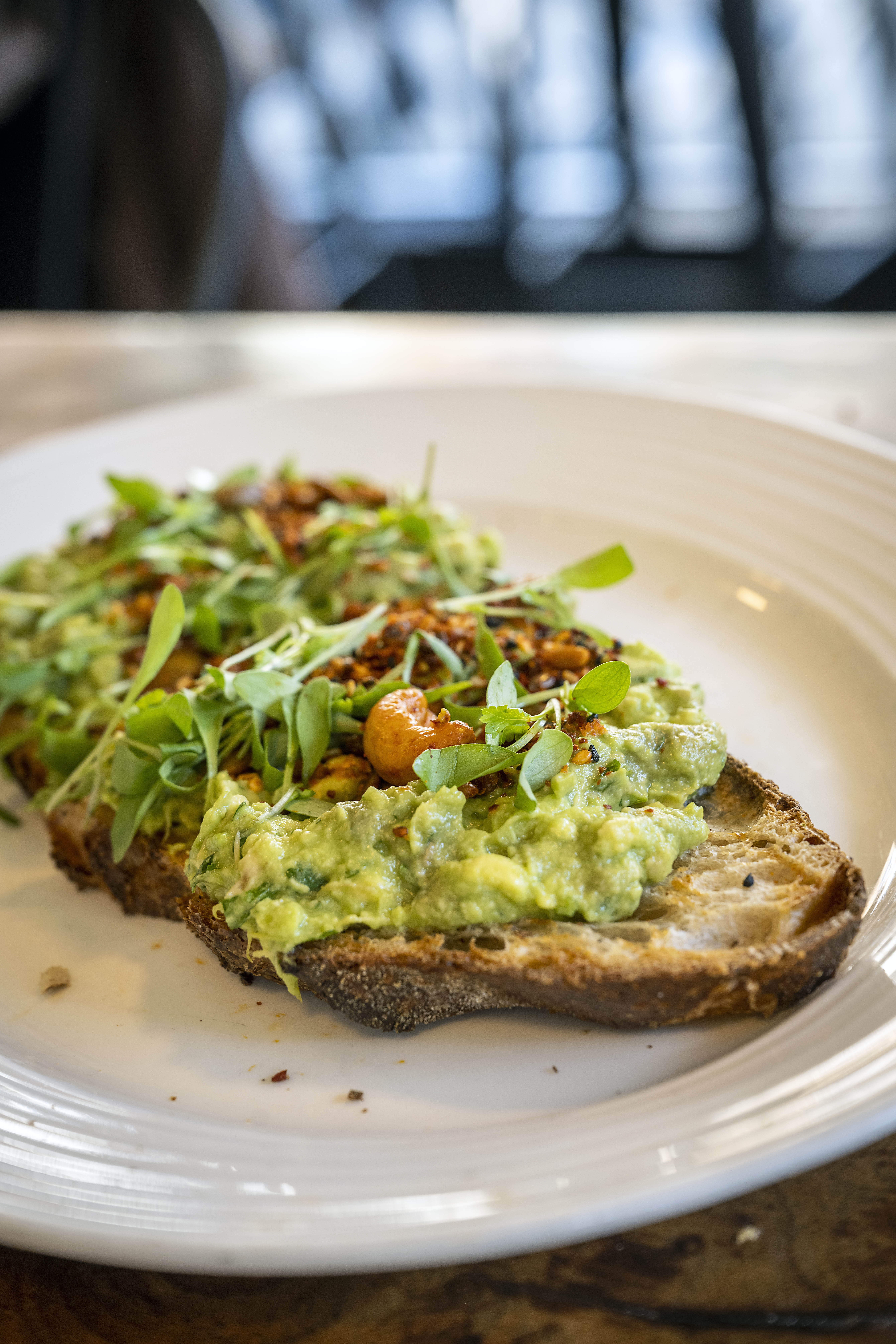 Breakfast in America: avocado on sourdough at Tartine Bakery
