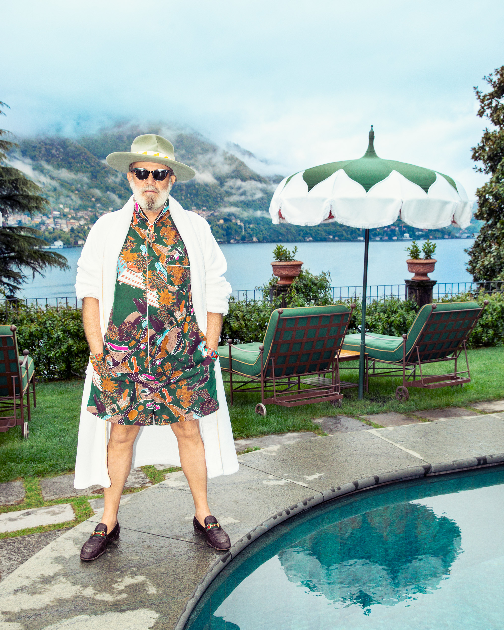 Take the plungeCDLP’s collection with Hotel Passalacqua (a luxury escape on the shores of Lake Como in Italy) is designed for lounging or as they say in Italy enjoying - dolce farniente –  the sweetness of doing nothing. Think breezy pool sets, tailored swimwear and a hand-illustrated design inspired by 1930s travel ephemera- vintage postcards, hand-drawn souvenirs, and sun-bleached advertisements. Shirt, £220, shorts, £180, CDLP
