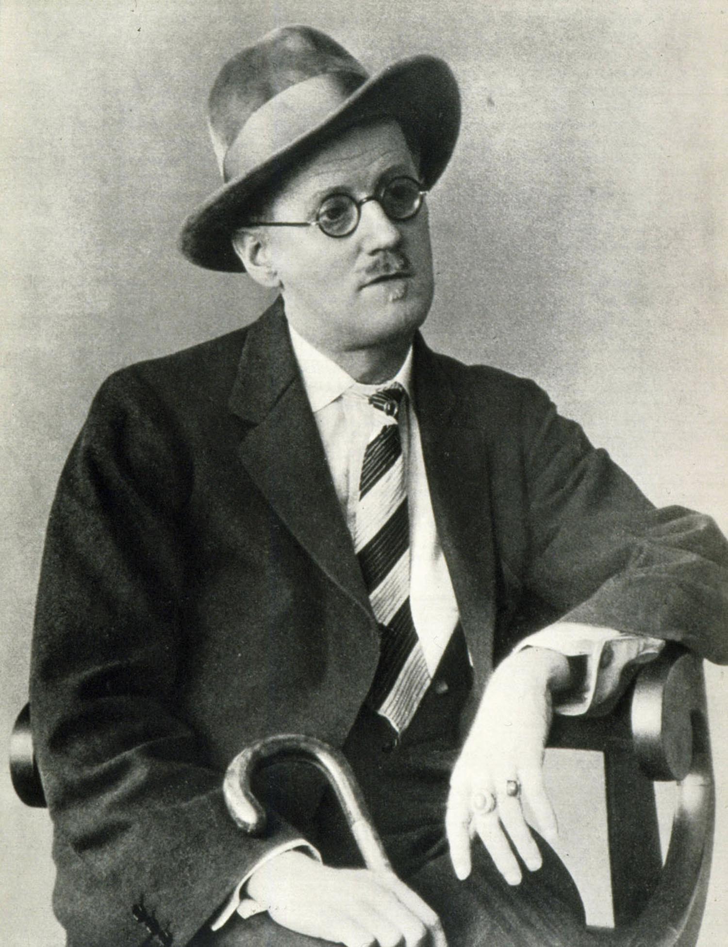 The fiercely erudite James Joyce