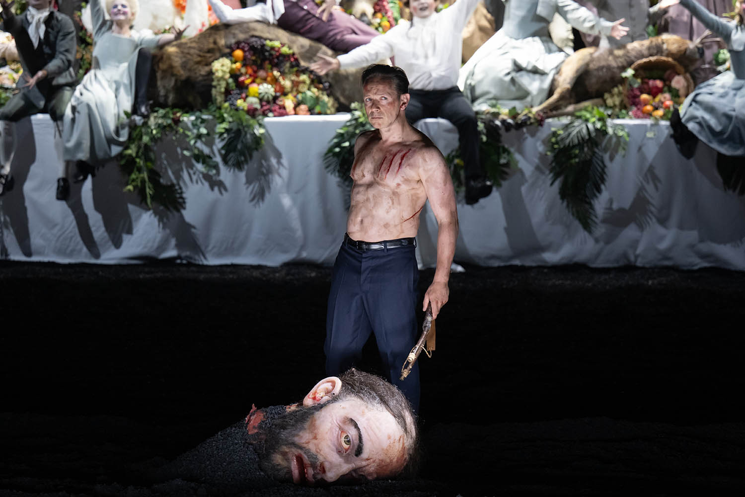 Iestyn Davies as David, and company, in Glyndebourne’s Saul: ‘a beloved production’