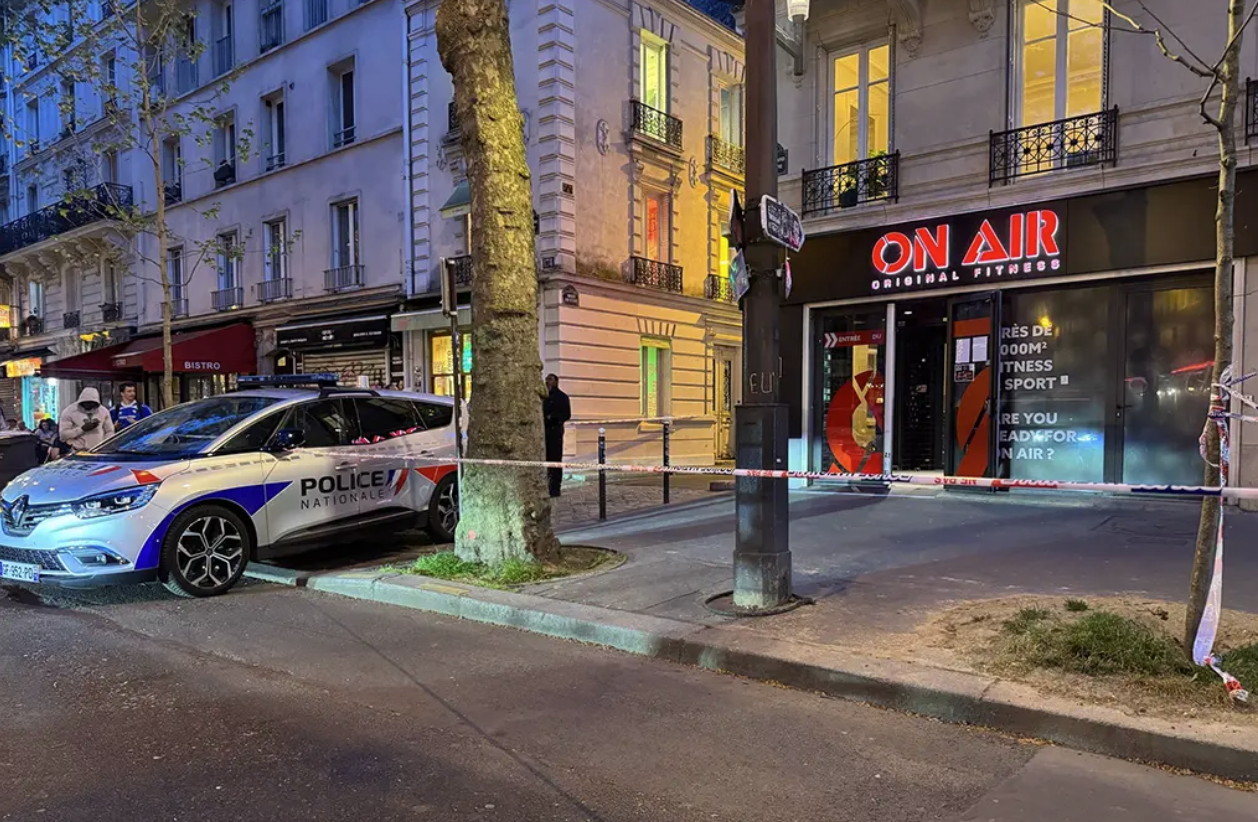 Cold case: police on the scene outside the On Air gym in Paris, after the deaths of two women in the cryotherapy chamber