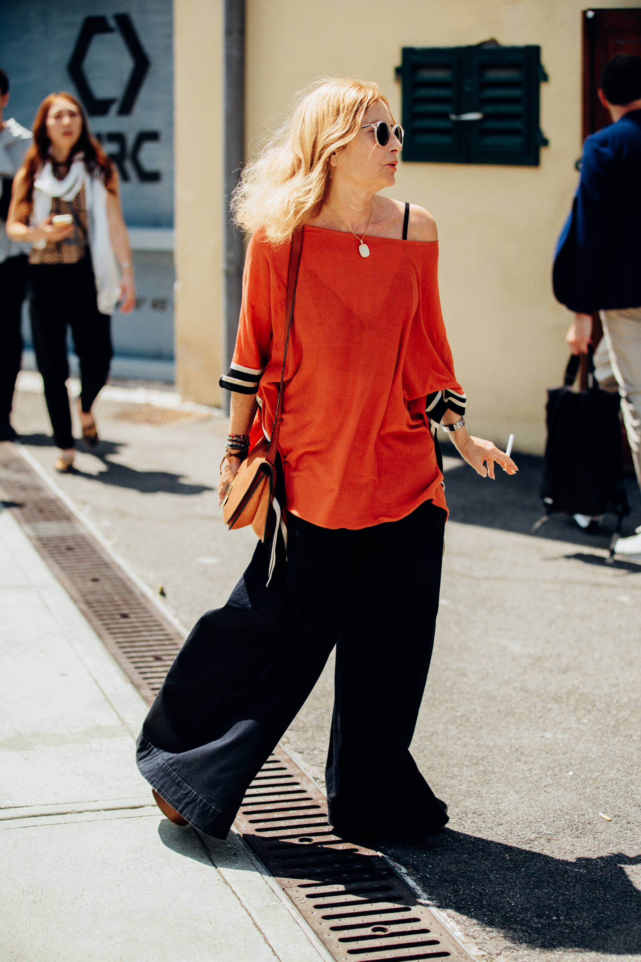 Colour pop remains a street-style favourite