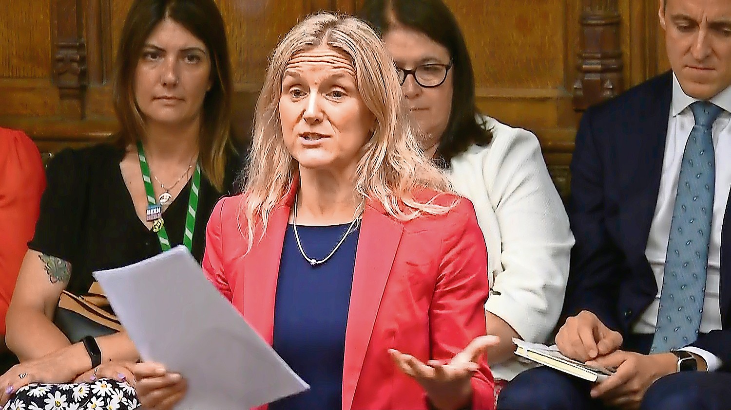 Labour MP Kim Leadbeater in the Commons on the third reading of the assisted dying bill on Friday