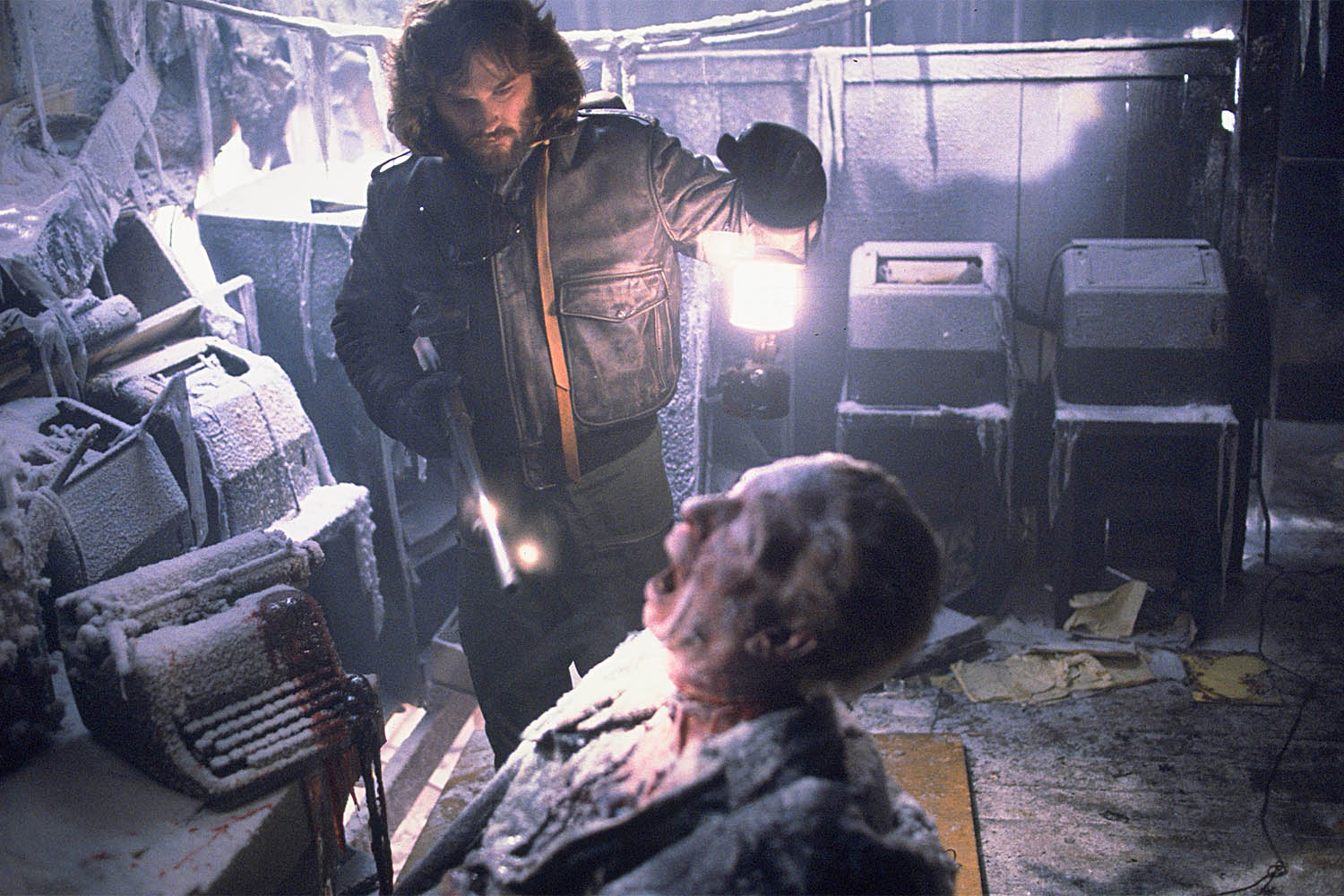 Antarctic scientists enjoy midwinter chill-out with ice station horror flick
