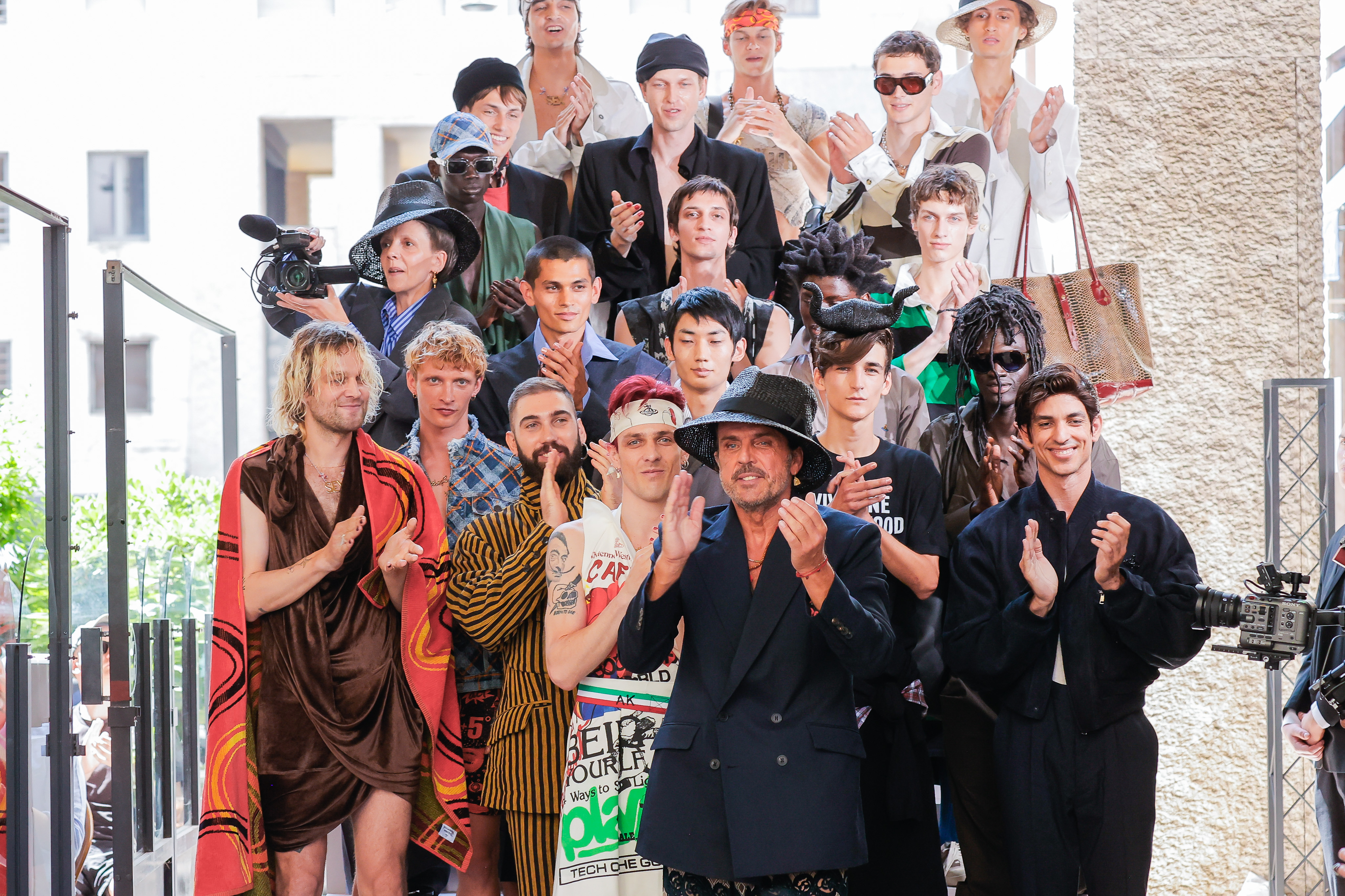 Pyjamas, Pimms and pizzazz: highlights from Milan men’s fashion week SS26