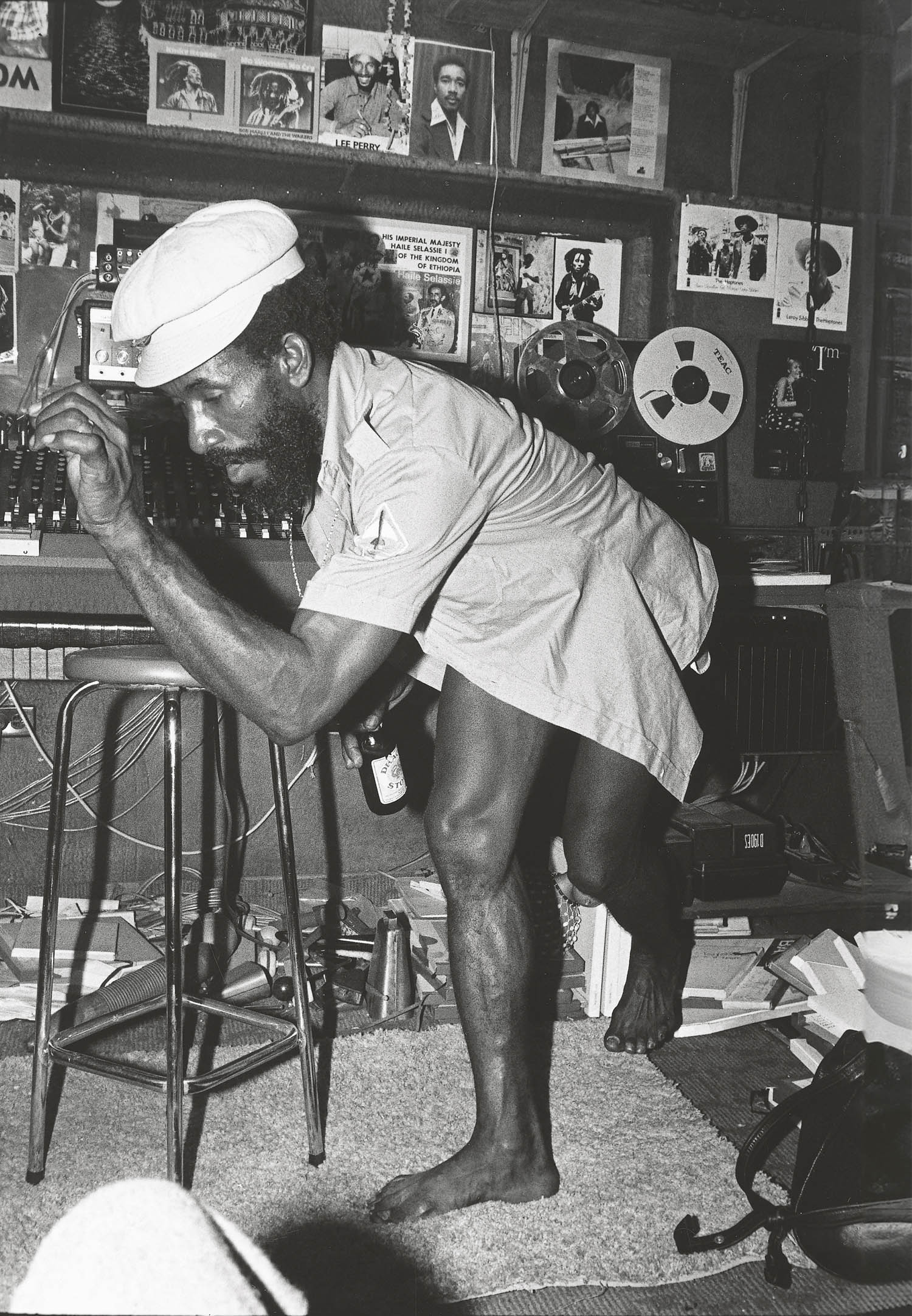 Lee ‘Scratch’ Perry in Jamaica in 1976