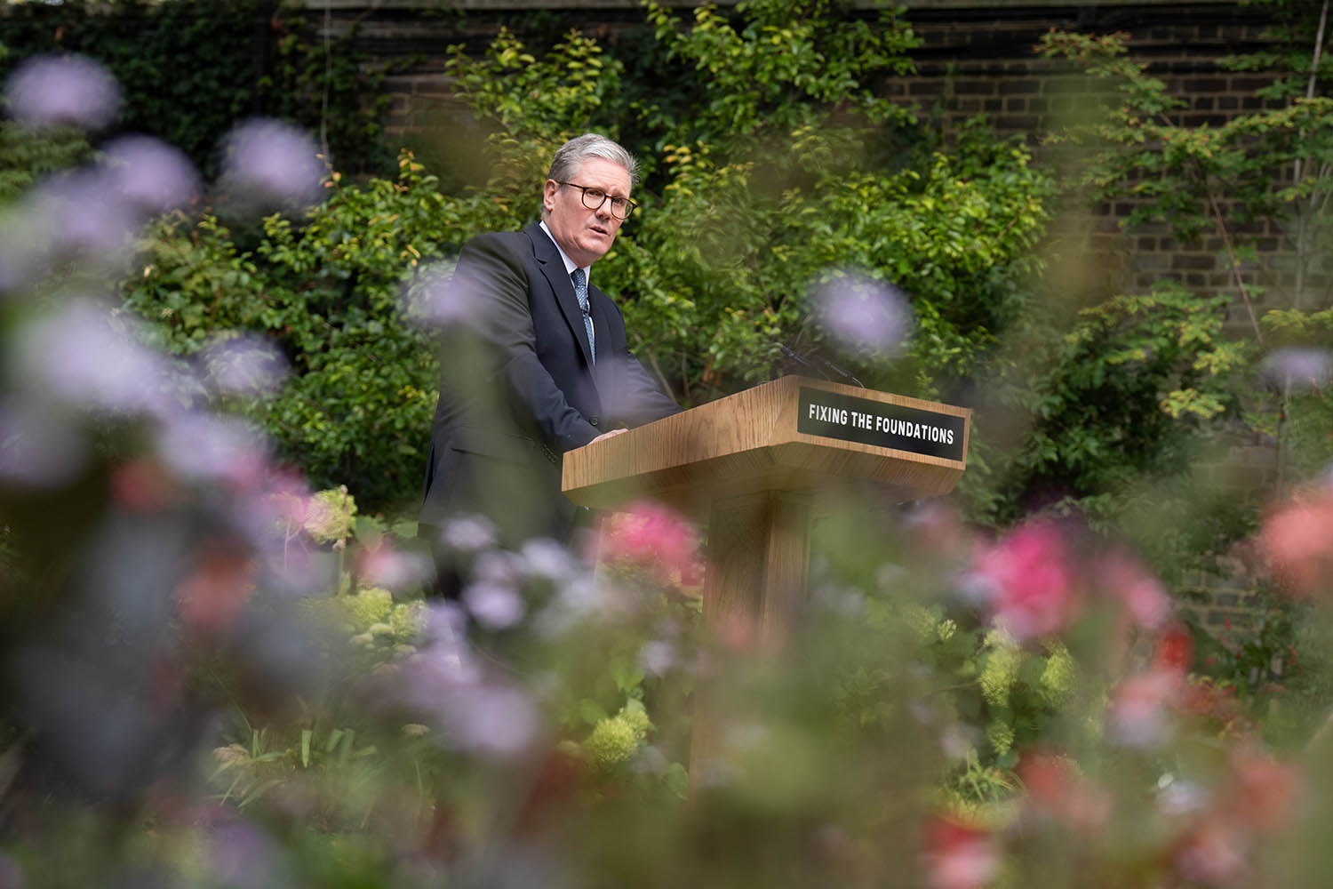 August: Starmer makes his ‘gloomy speech’ at No 10 during summer recess