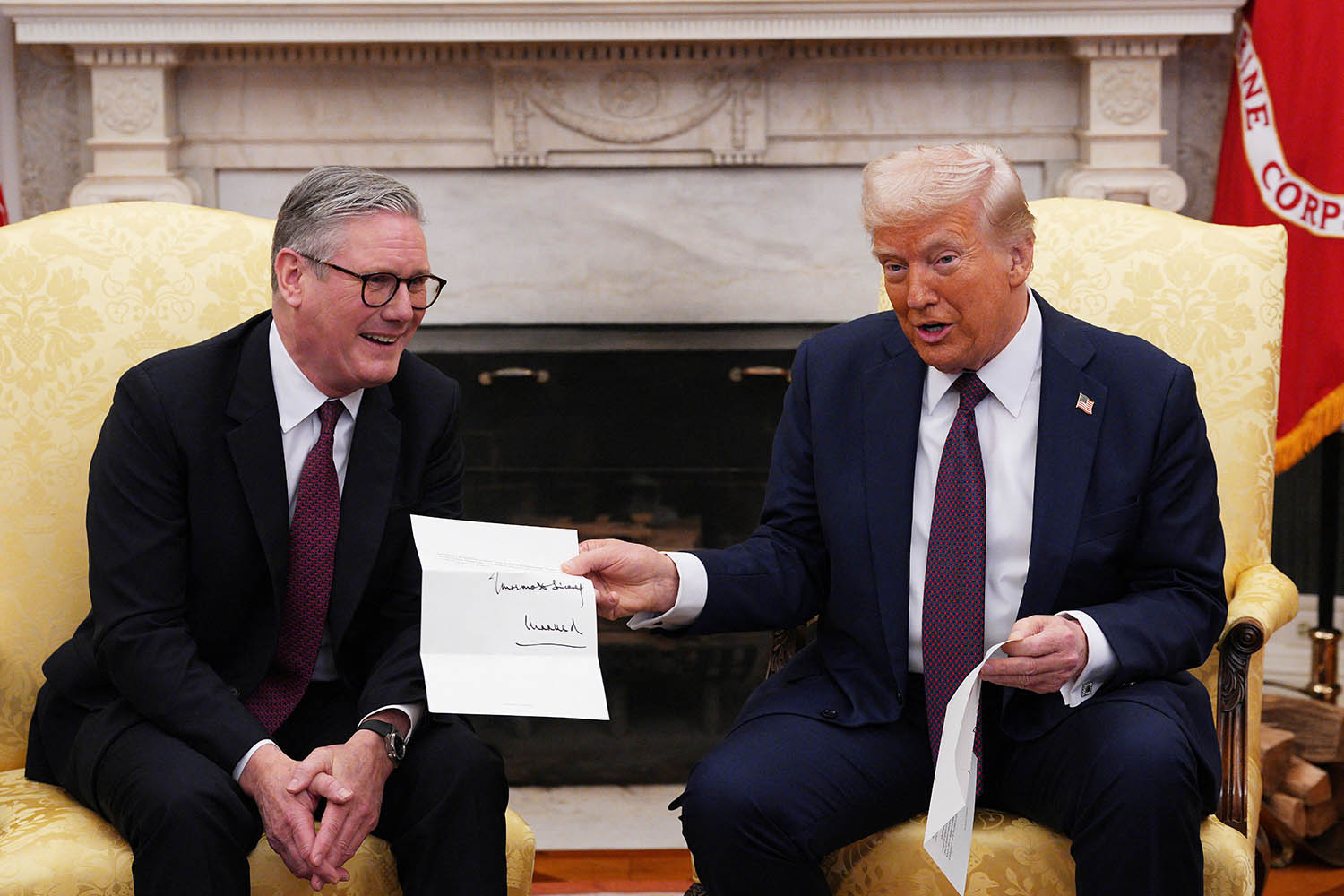 February: Starmer meets Donald Trump in the Oval Office