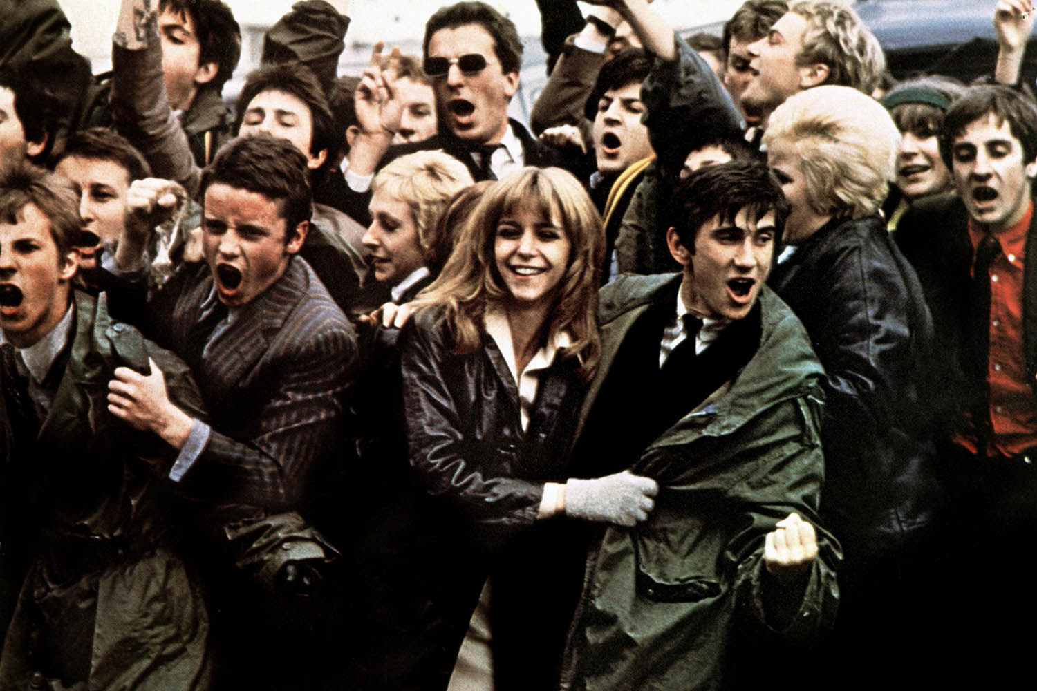 A still from the 1979 film, starring Phil Daniels (front, centre right) as Jimmy