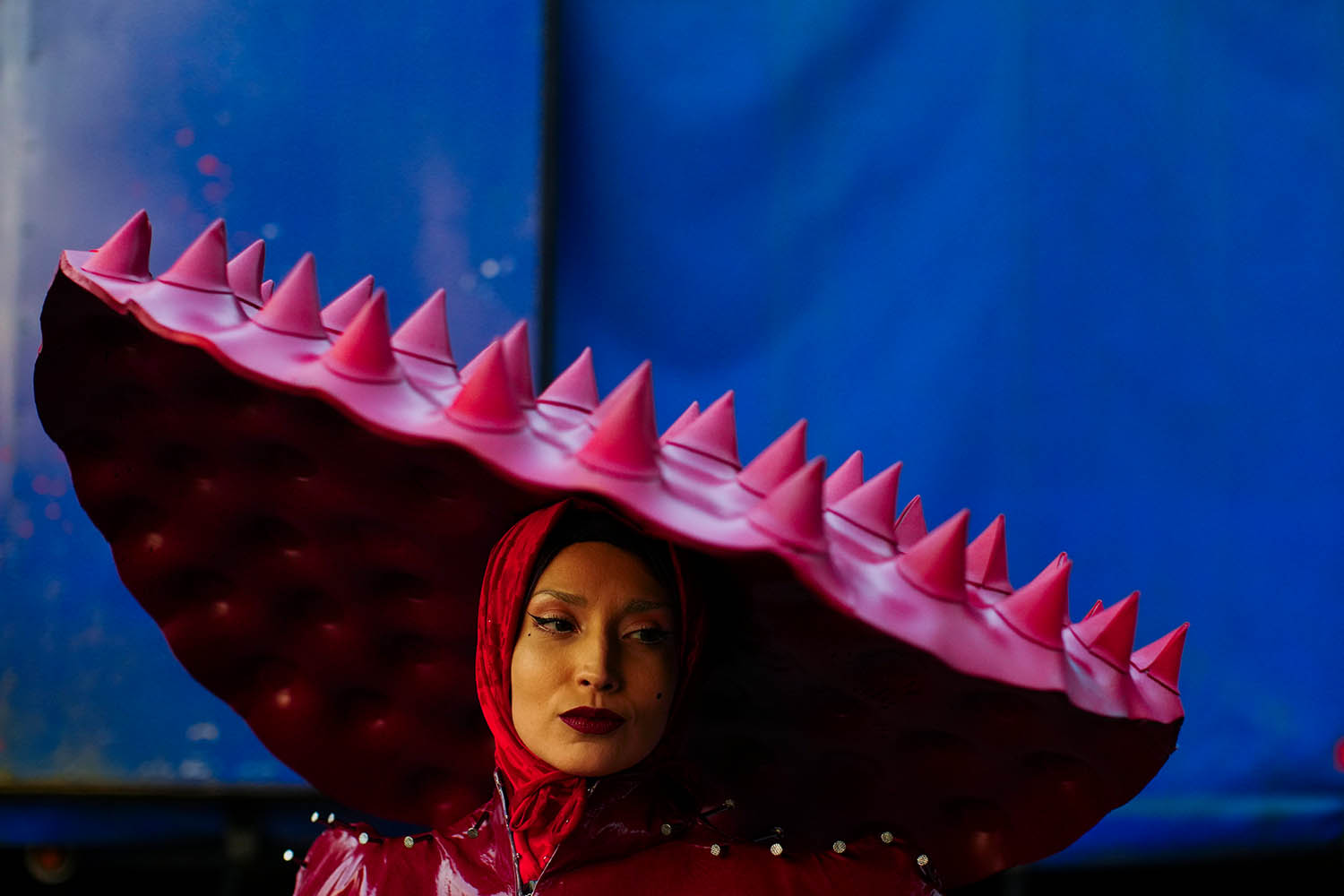 A “Lady Gaga” participant in Santiago, Chile on 21 June.
