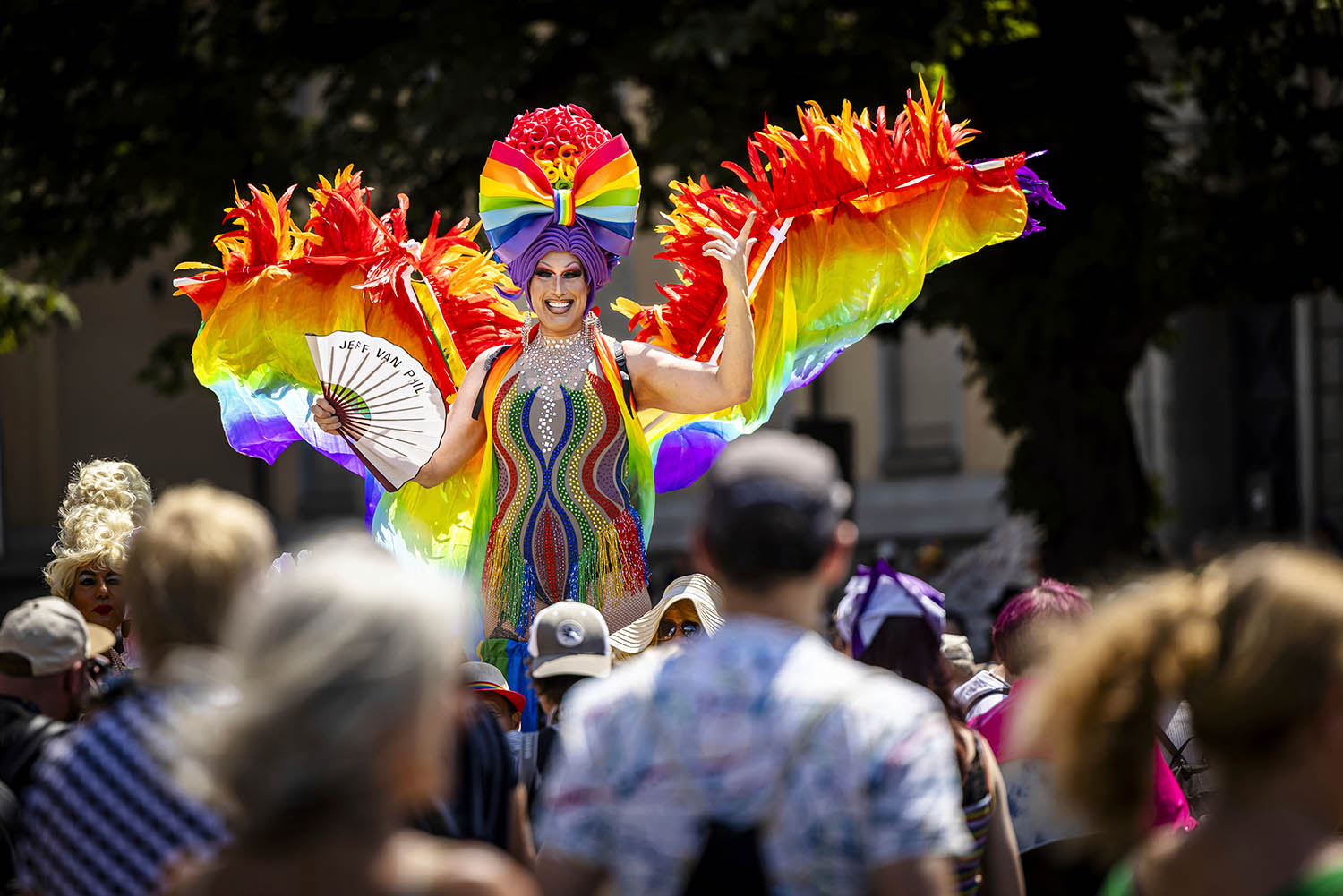 The Zurich Pride parade 21June.