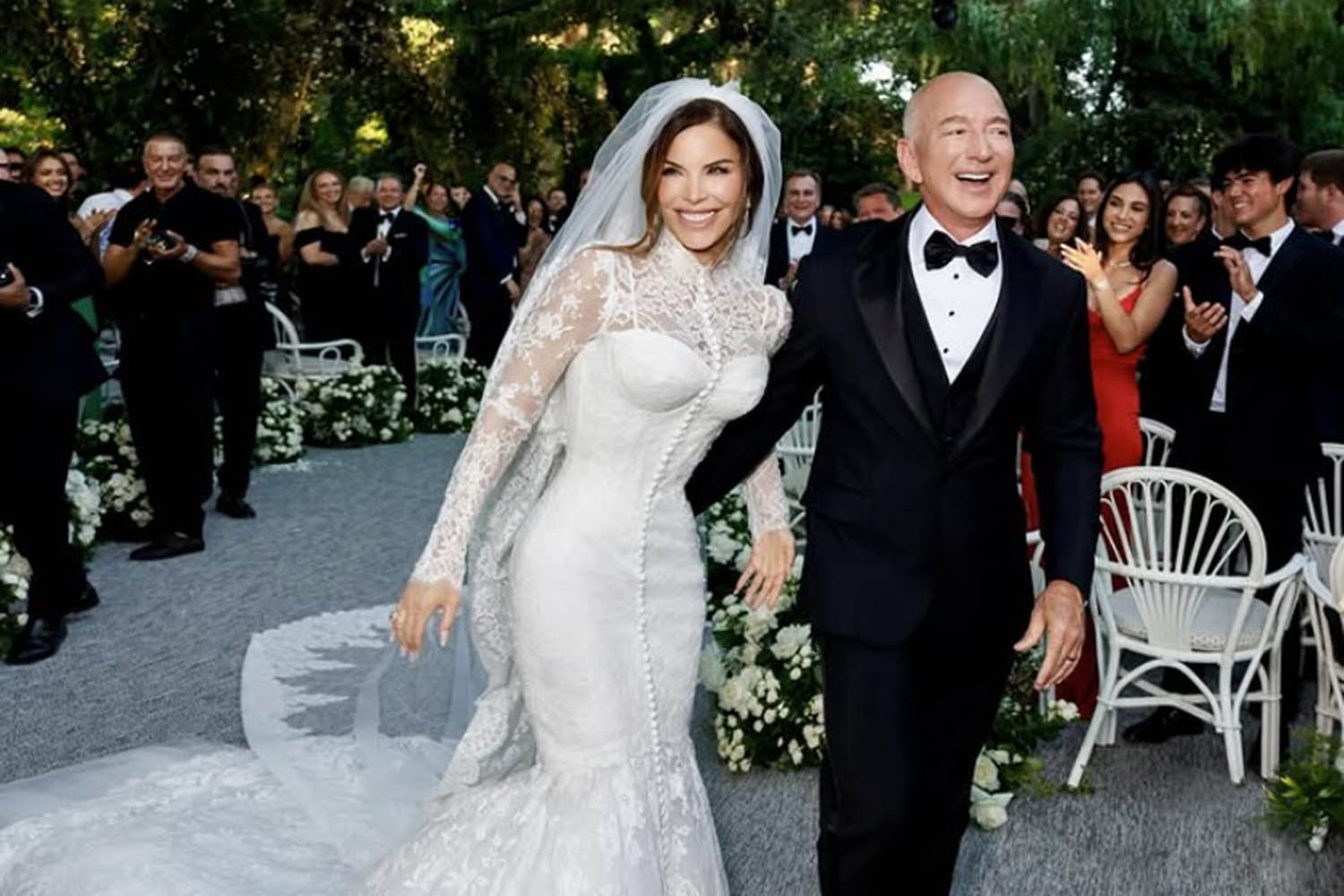 In pictures: Jeff Bezos gets hitched