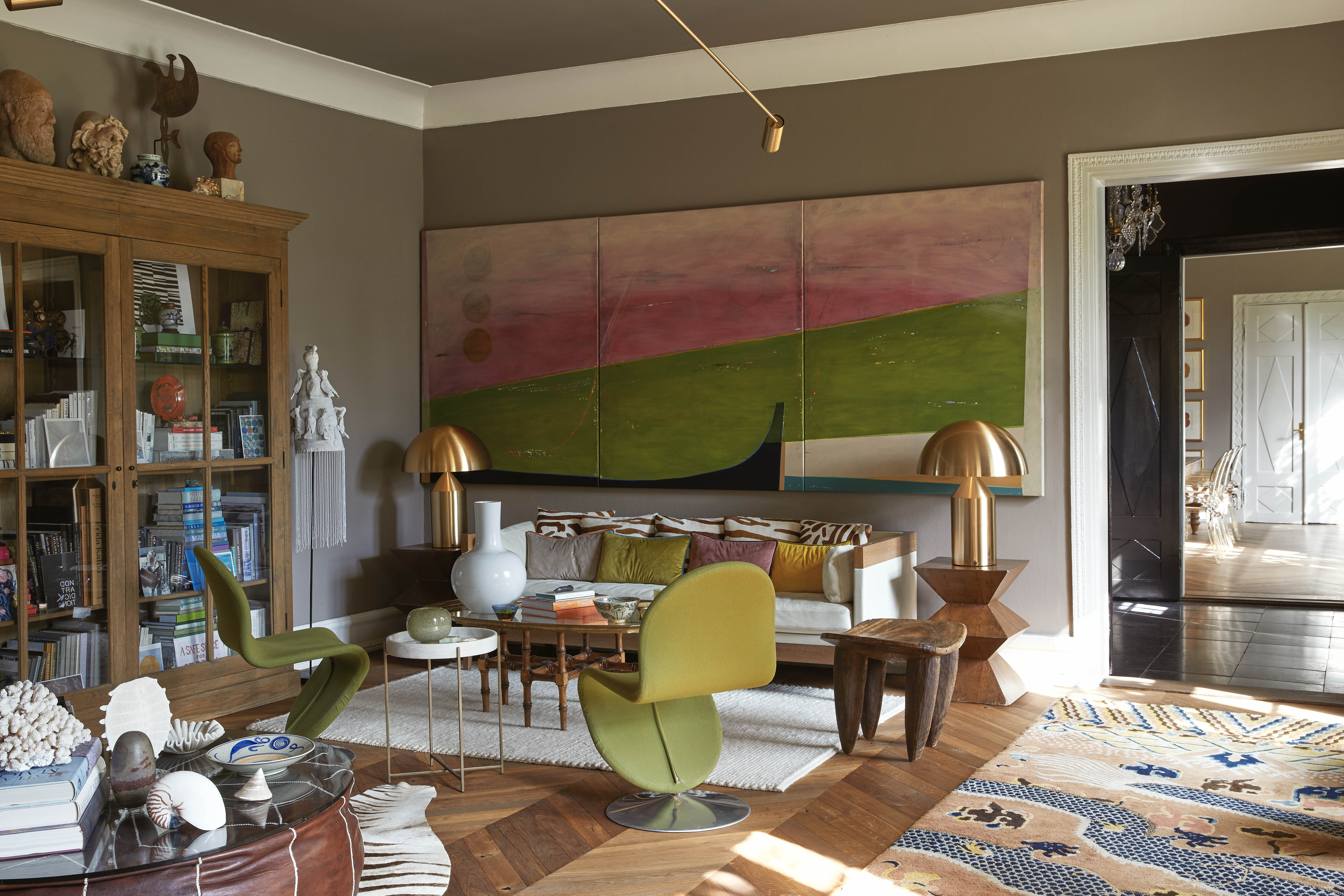 A room of one’s own: a painting by Jamie White in the sitting room