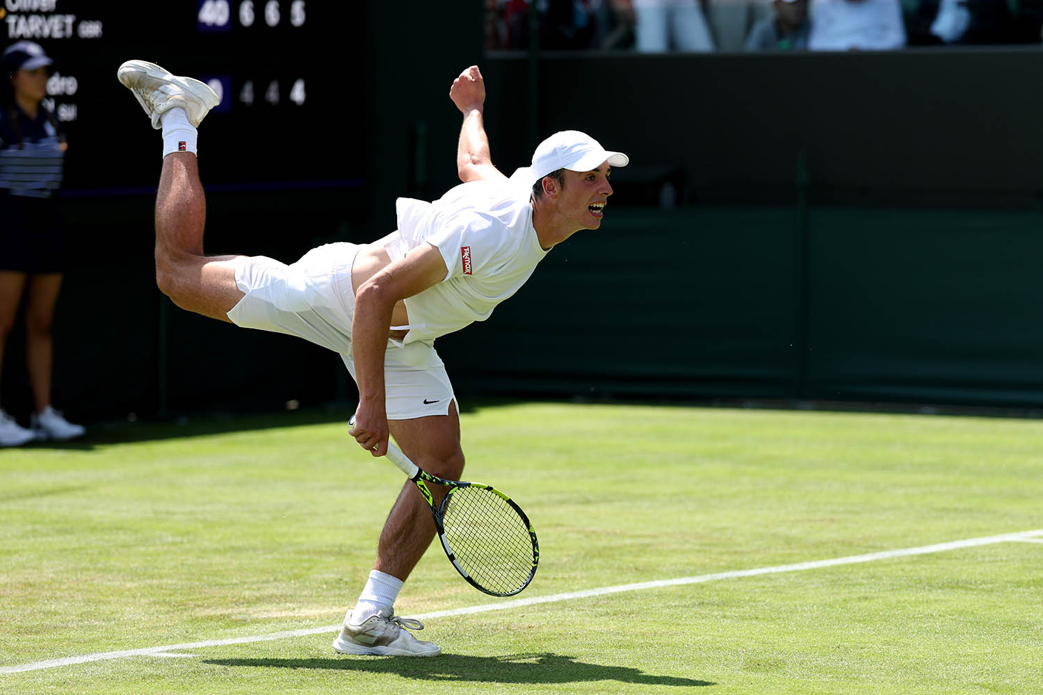 On day one of Wimbledon, Brits bring the heat