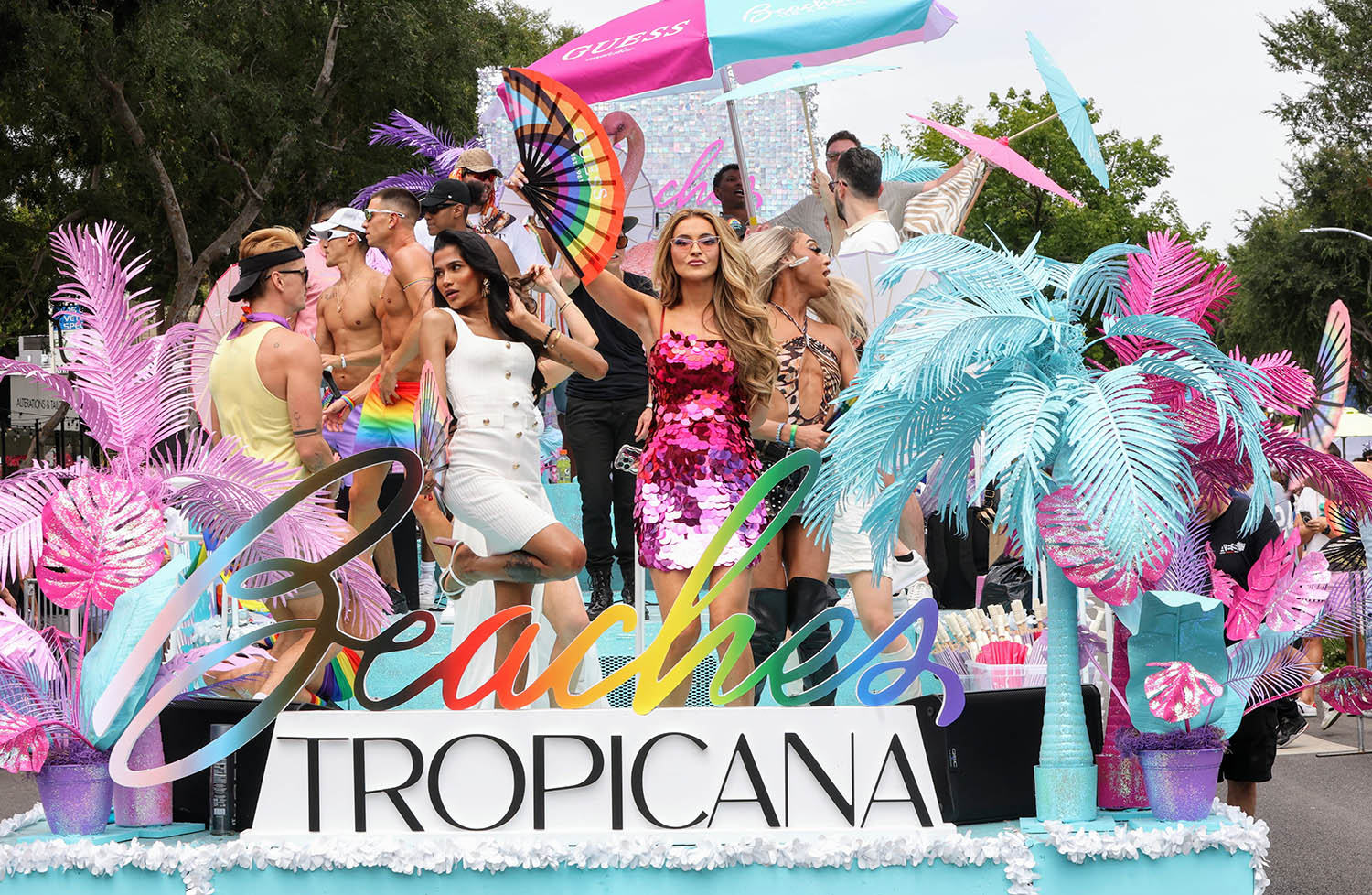 The West Hollywood Pride parade on 1 June, California.