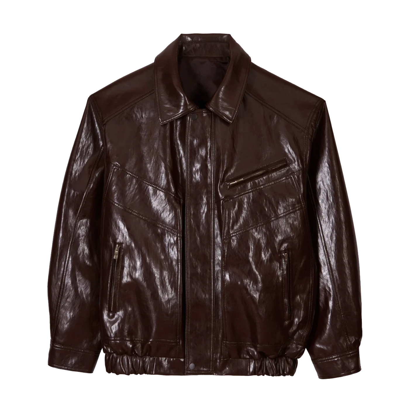French dressing Risner faux leather jacket, £350, The Frankie Shop