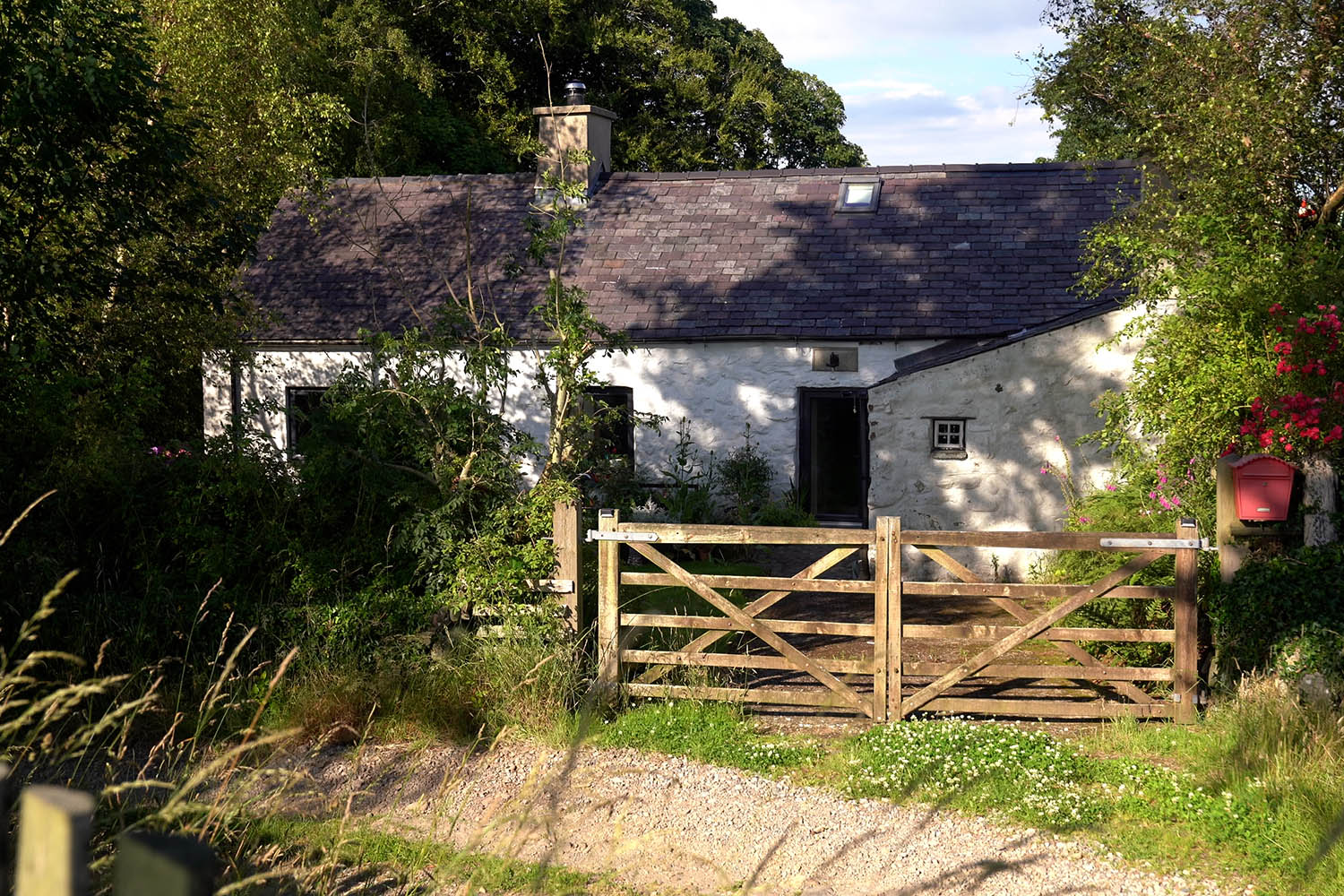 The house in North Wales that Winn said was repossessed, forcing the couple to ‘wild camp’ in the UK