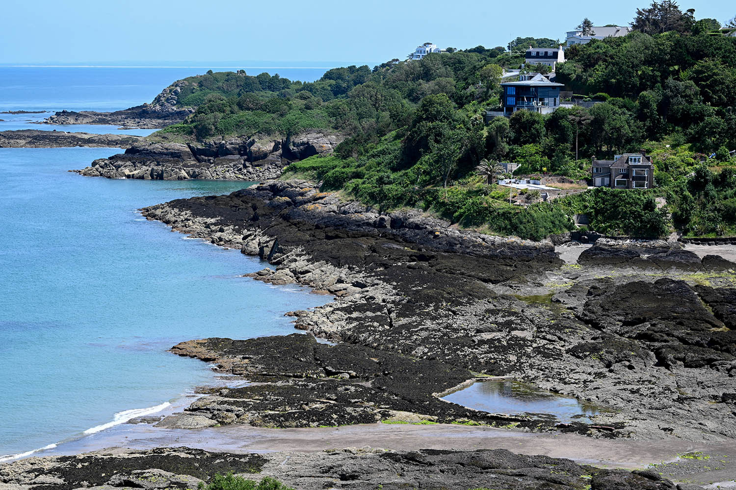 Jersey's Rozel Bay, where Law came ashore