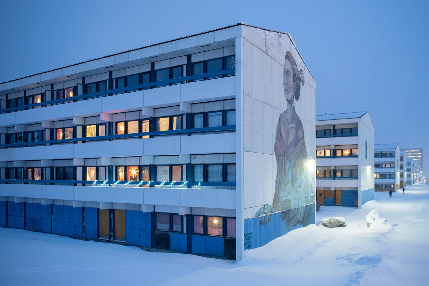 The Inuit people have been forced to move from their villages to urban areas and government-provided public housing. Commercial hunting and fishing methods have undermined the traditional activities of the population, many of whom have lost their jobs