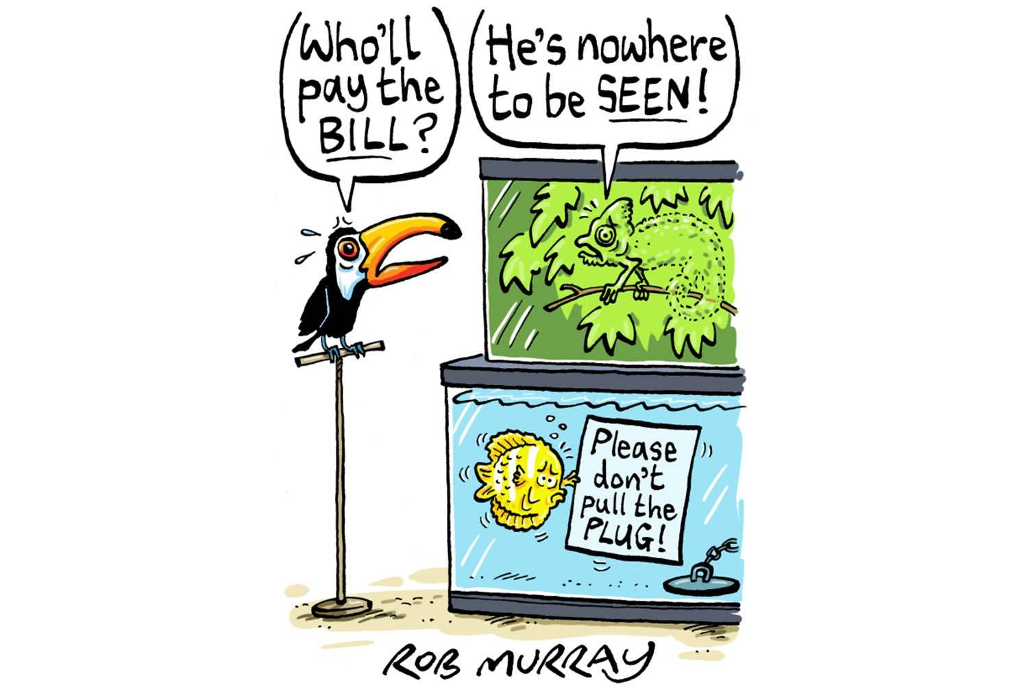 Your problems: an electric bill is putting my exotic pets in danger