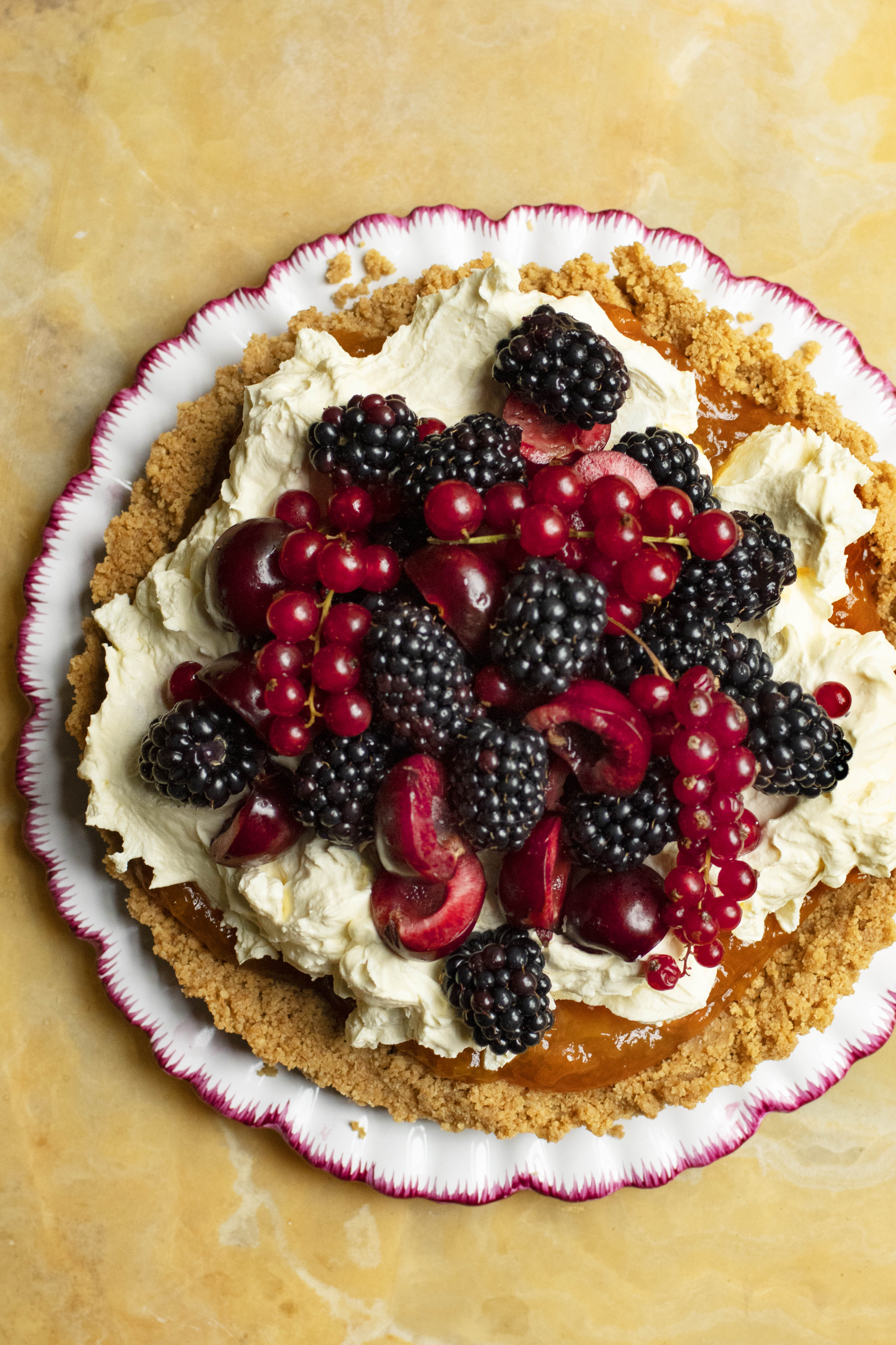 ‘I like a mixture of blackberries, redcurrants and cherries’: berry mascarpone tart