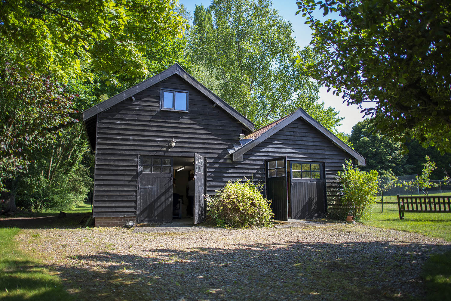 ‘Records line every wall’: one of the two vast barns that have inspired the title of the new show, The Sheds at Peel Acres