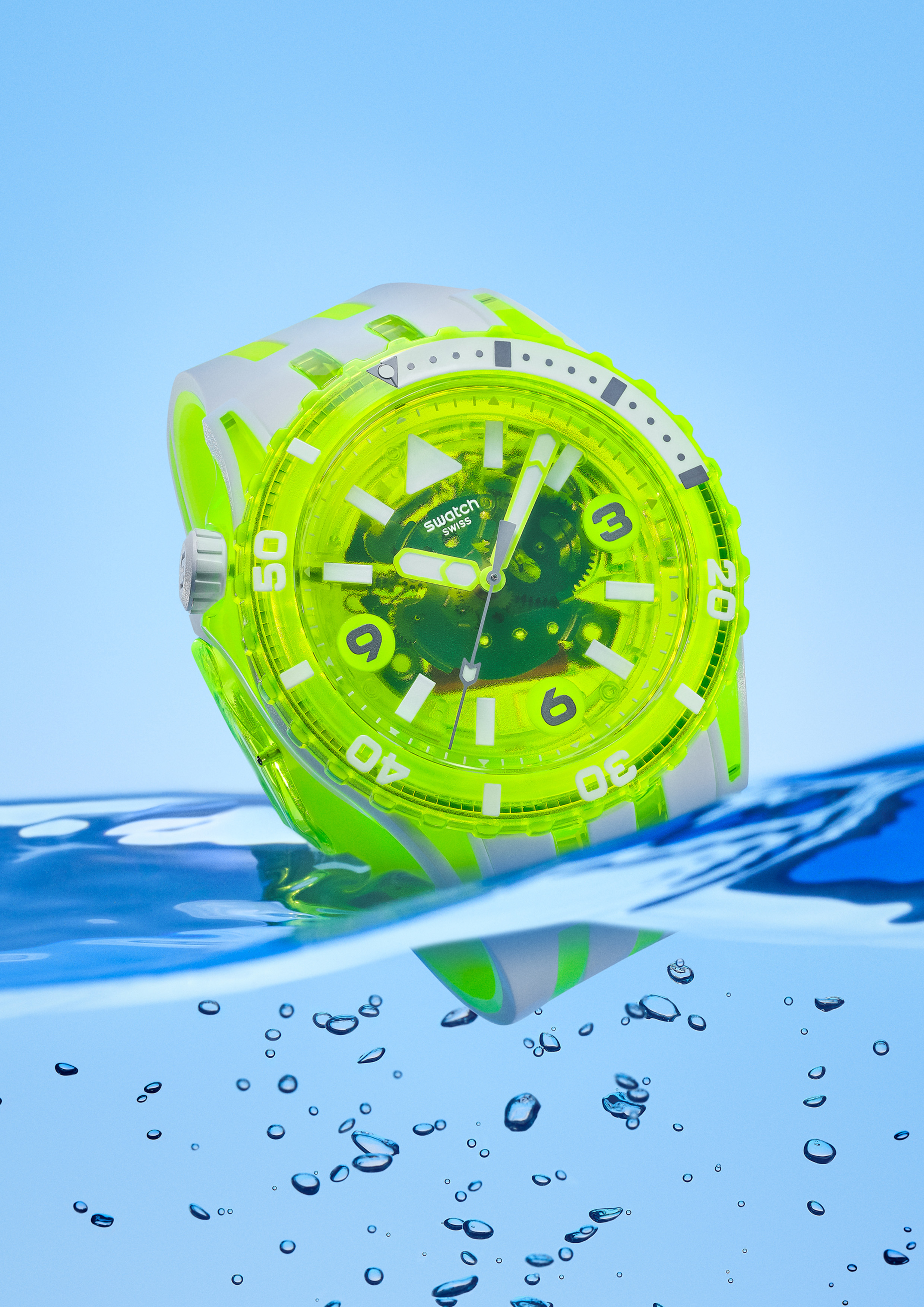 Time for a diveNamed after jellyfish, Swatch’s Scubaqua collection is happily free of stings but does mimic the sea creatures’ distinct colours, including Lion’s Mane red and Egg Yolk yellow. The watches are waterproof up to 10 bar (the equivalent of 100m). Just the thing for a summer holiday deep-sea dip. £135, Swatch