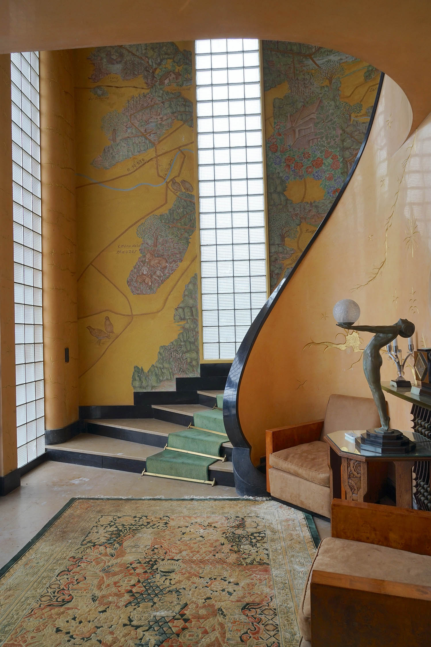 Štěch describes this hunting lodge, in the woods in Poigny-la-Forêt, west of Paris, as “one of my best discoveries”. Designed by relatively unknown architect Pierre Petit for Maurice Philbois, founder of a shoe company, it was finished in 1937. Štěch saw it was for sale, arranged a visit with an estate agent, and spent a day taking photos and chatting with the chain-smoking owner. “It was all so well preserved,” says Štěch