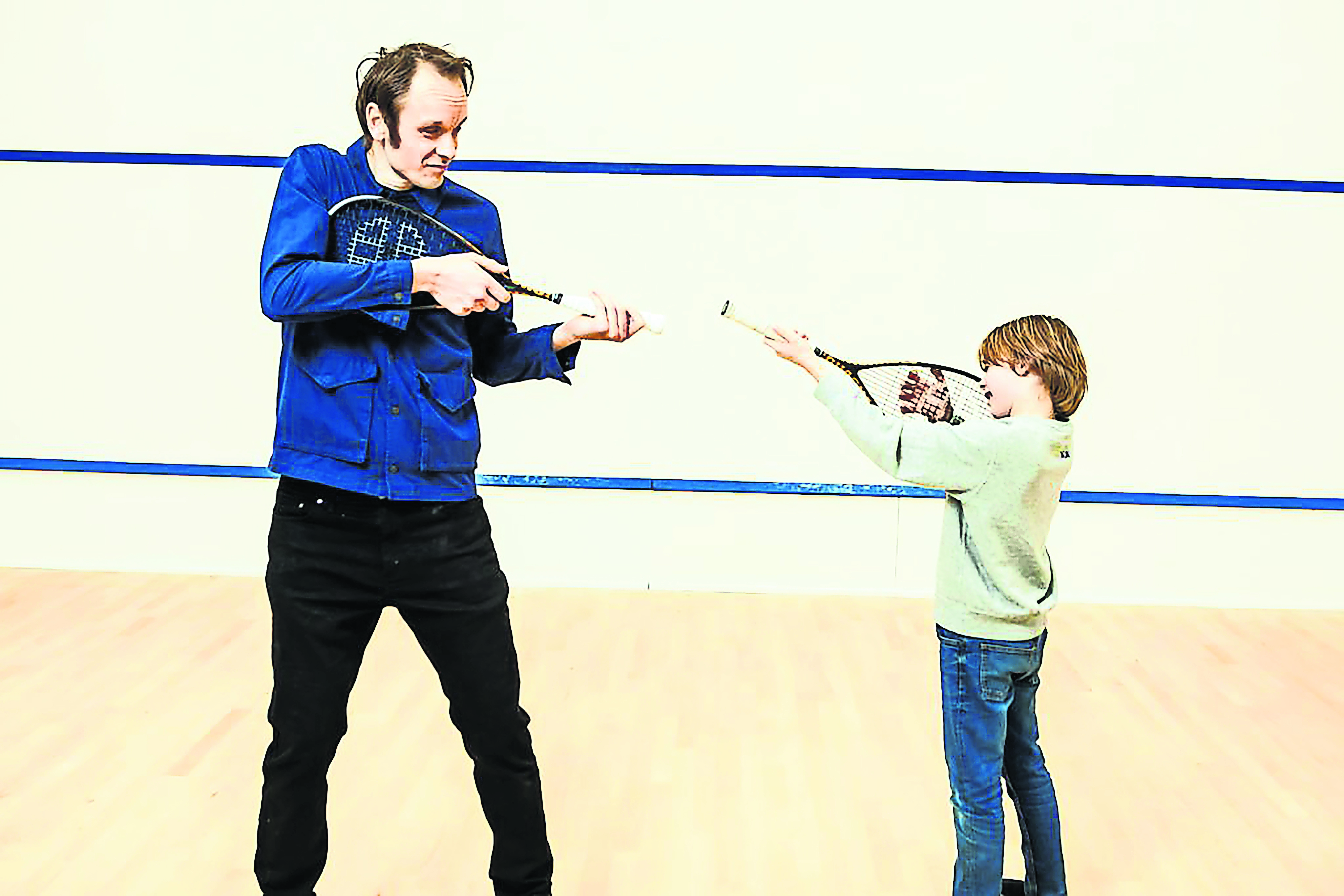 Former squash No 1 has written his own one-man musical