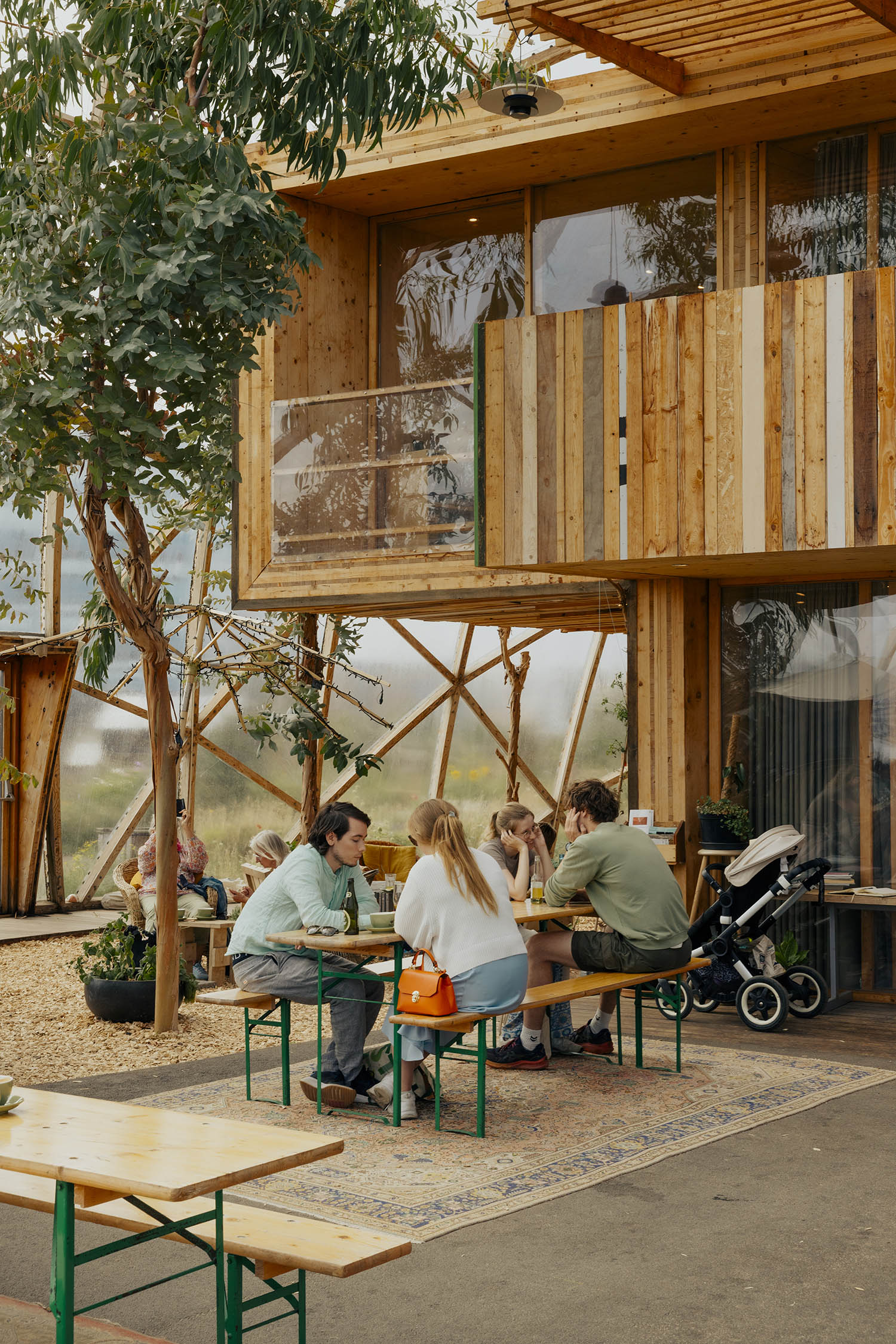 Outside bite: The Dome café in Aarhus City Park