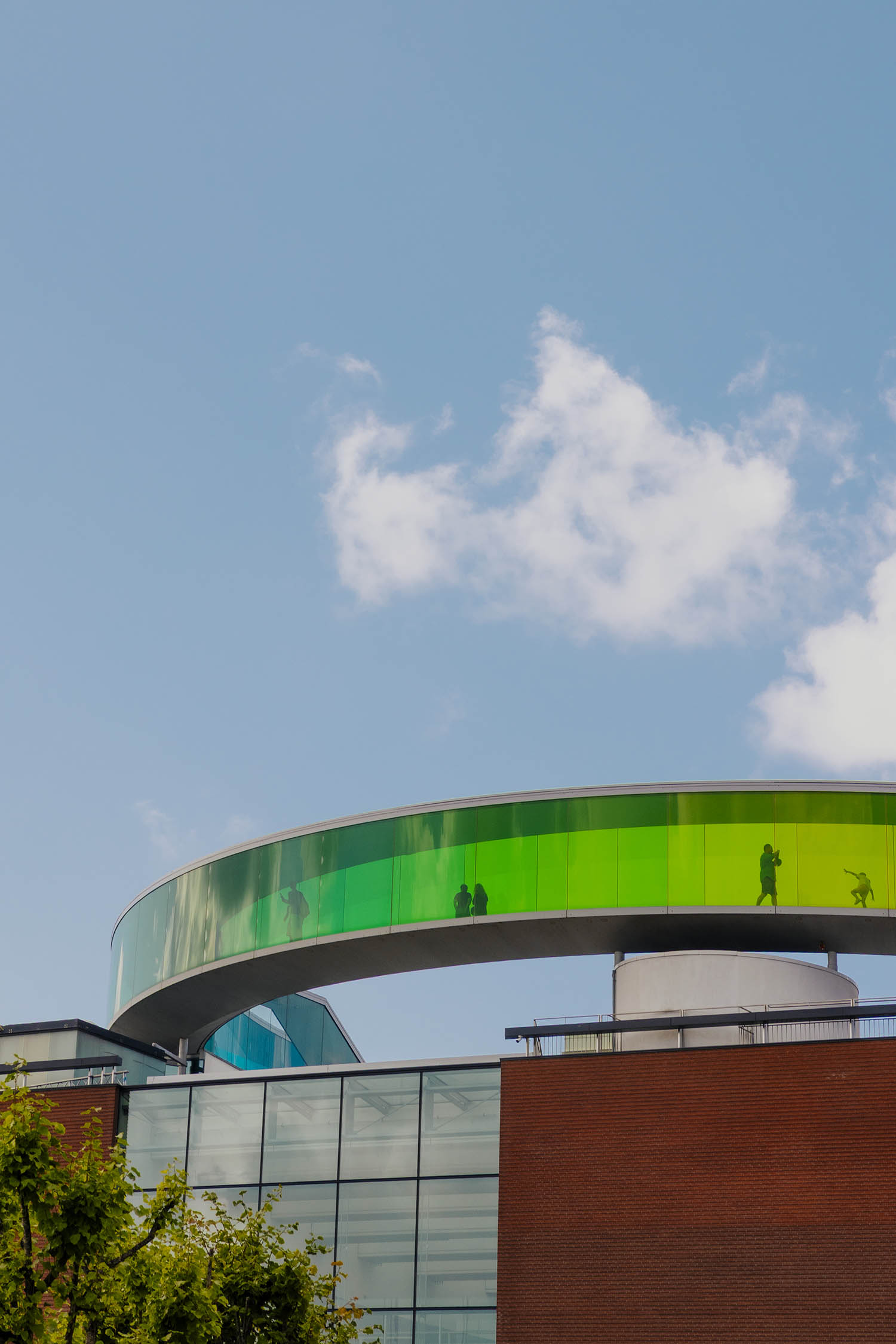 Olafur Eliasson's panoramic viewing platform at ARoS Art Museum