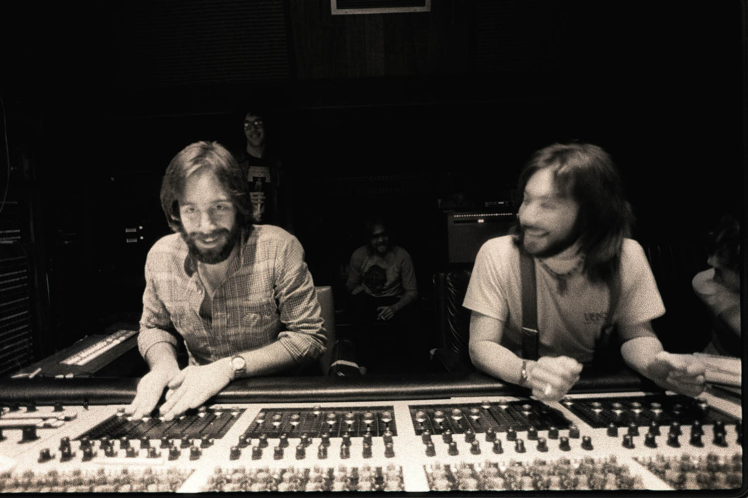 Ken Caillat, left, and Richard Dashut worked with Fleetwood Mac on their albums Rumours, Tusk and Mirage