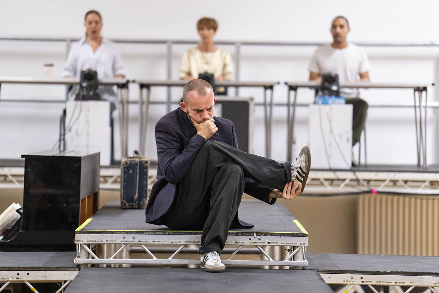 Dancer Max Revell as a silent Shostakovich