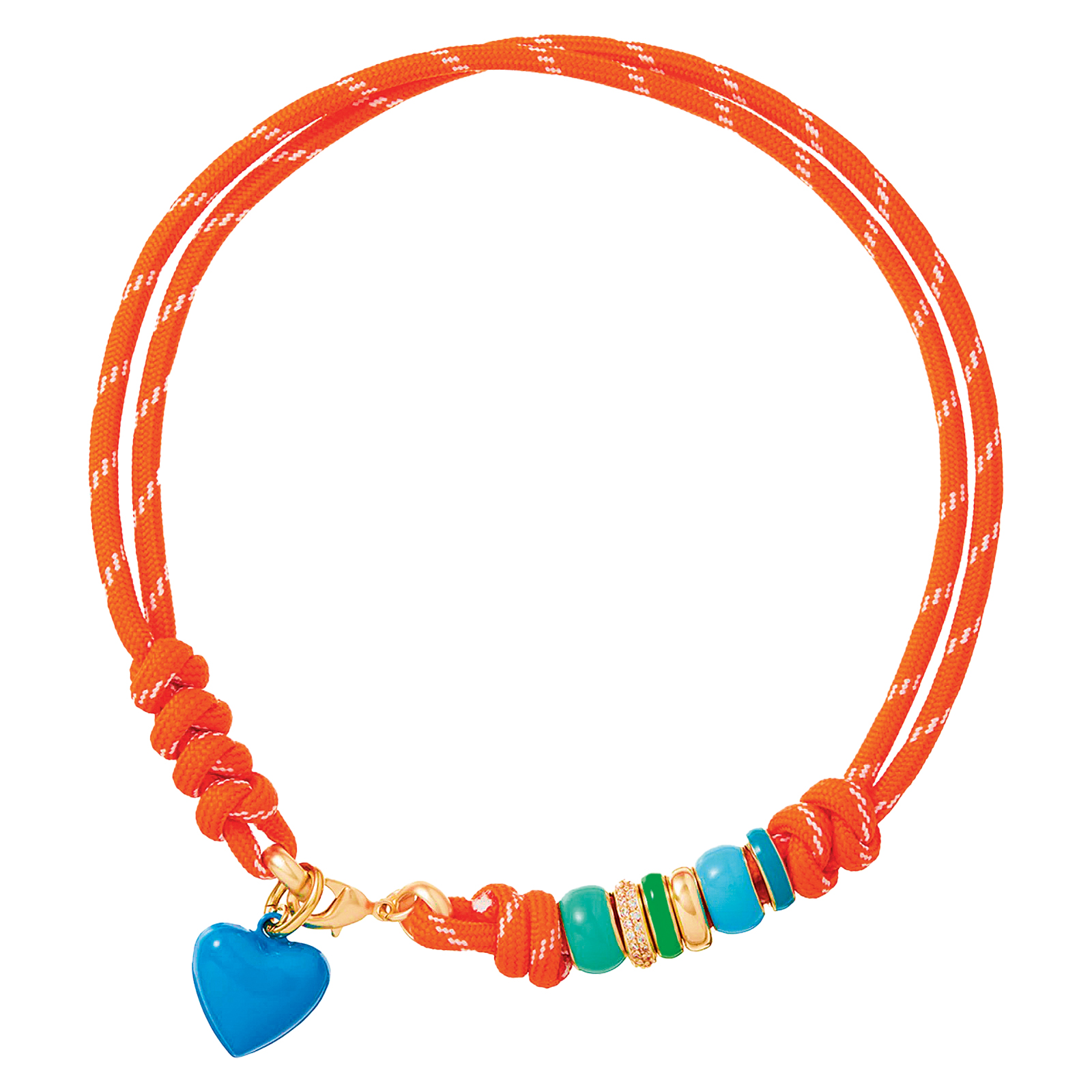 Happy cord necklace £95, Roxanne Assoulin