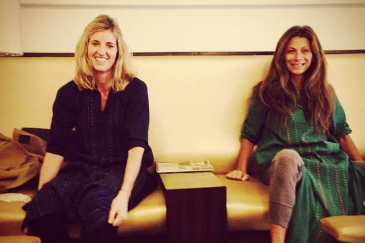 Bella Pollen, left, and Christa D’Souza