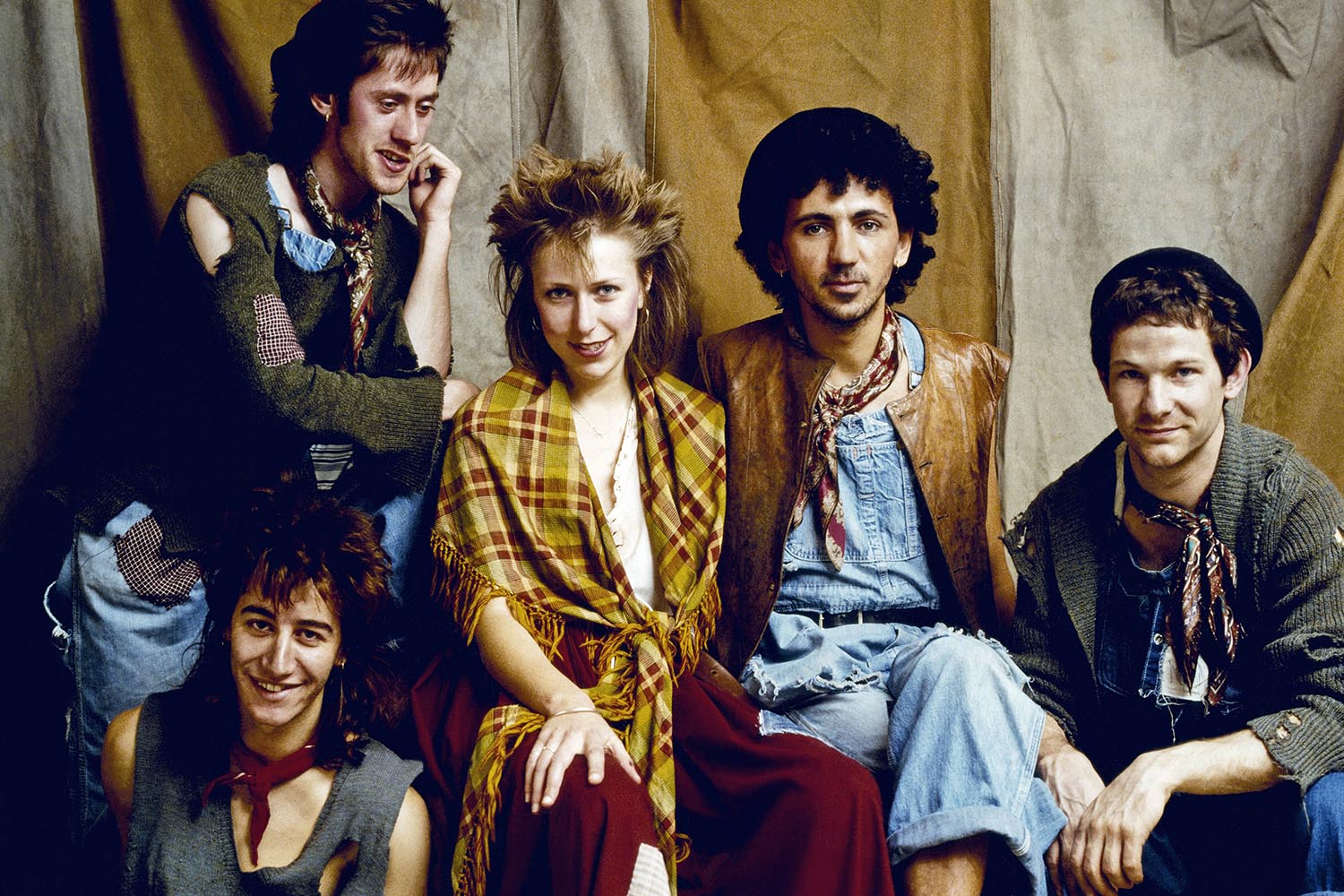 Dexys Midnight Runners in 1982, around the release of the band’s second album, Too-Rye-Ay. Rowland second from right.