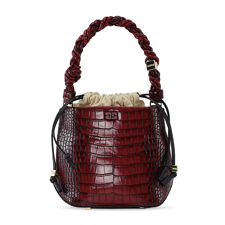 Burgundy from £50 for week hire, Ganni (By Rotation)