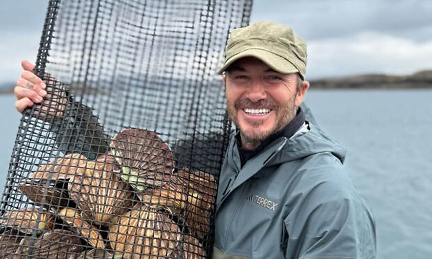 David Beckham on Scarba
