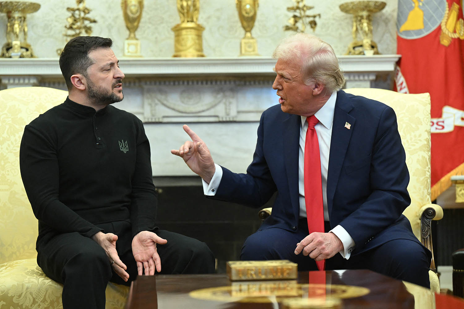 Tension mounts during Volodymyr Zelensky’s last meeting with Donald Trump at the White House in February