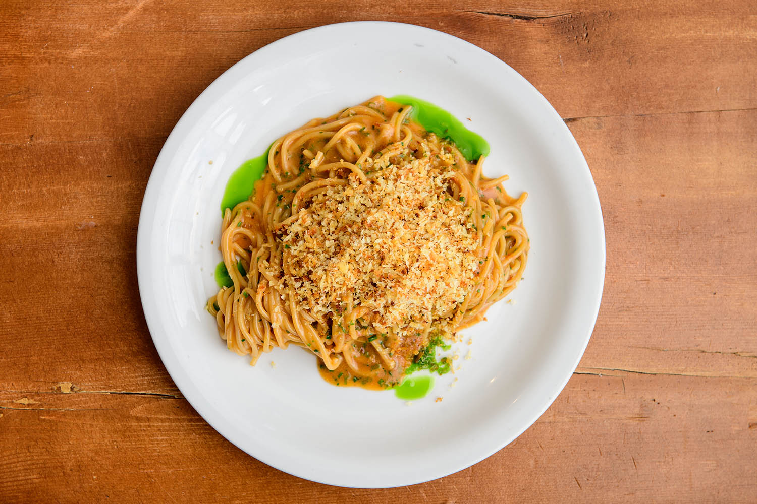 ‘The sweet, heavily sauced moreishness of Heinz for grown-ups’: spaghetti, shellfish bisque