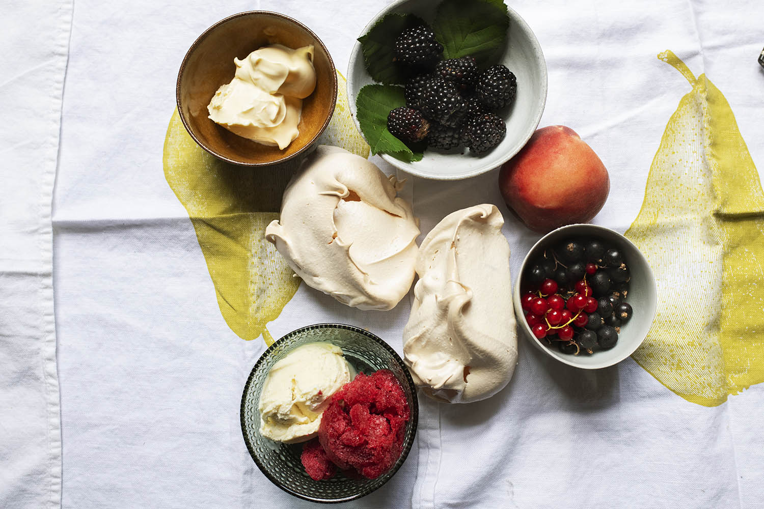 Nigel Slater’s kitchen diary: a glorious blackcurrant meringue sundae