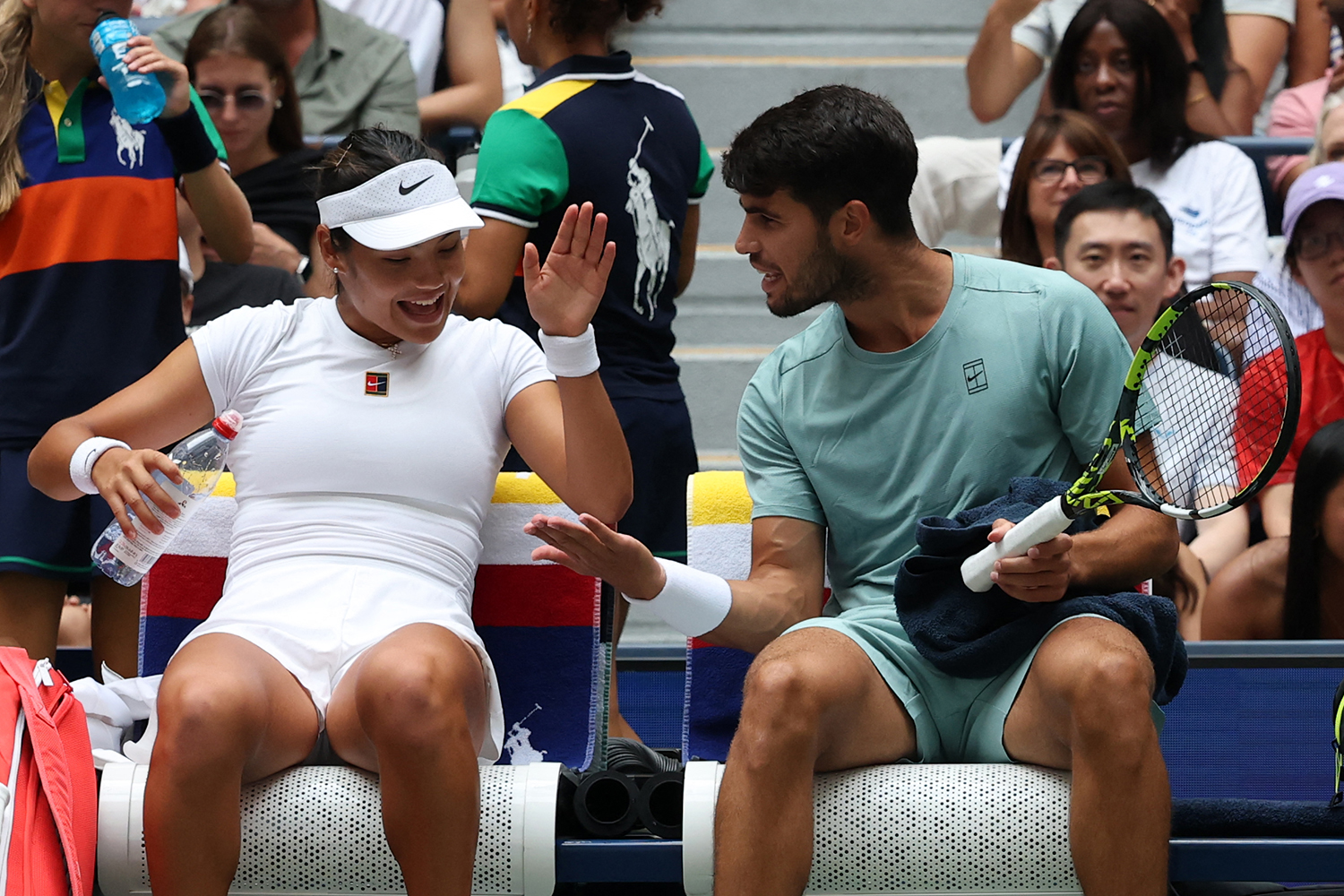Like folding sheets, tennis is a more exciting watch if one person does it