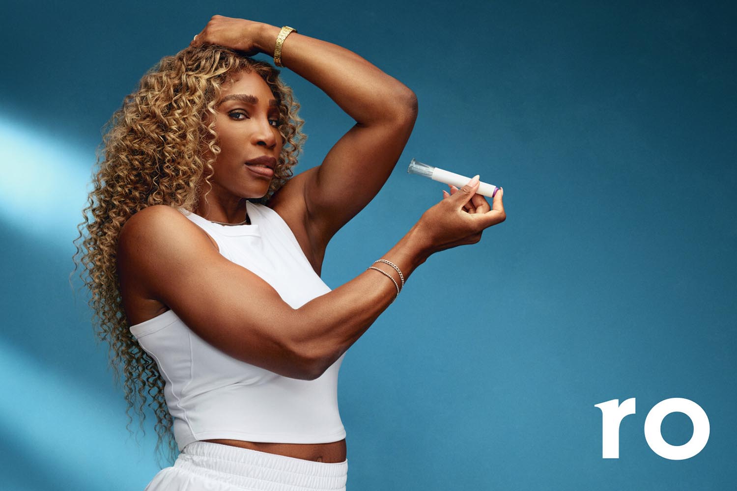 Serena Williams promoting Ro